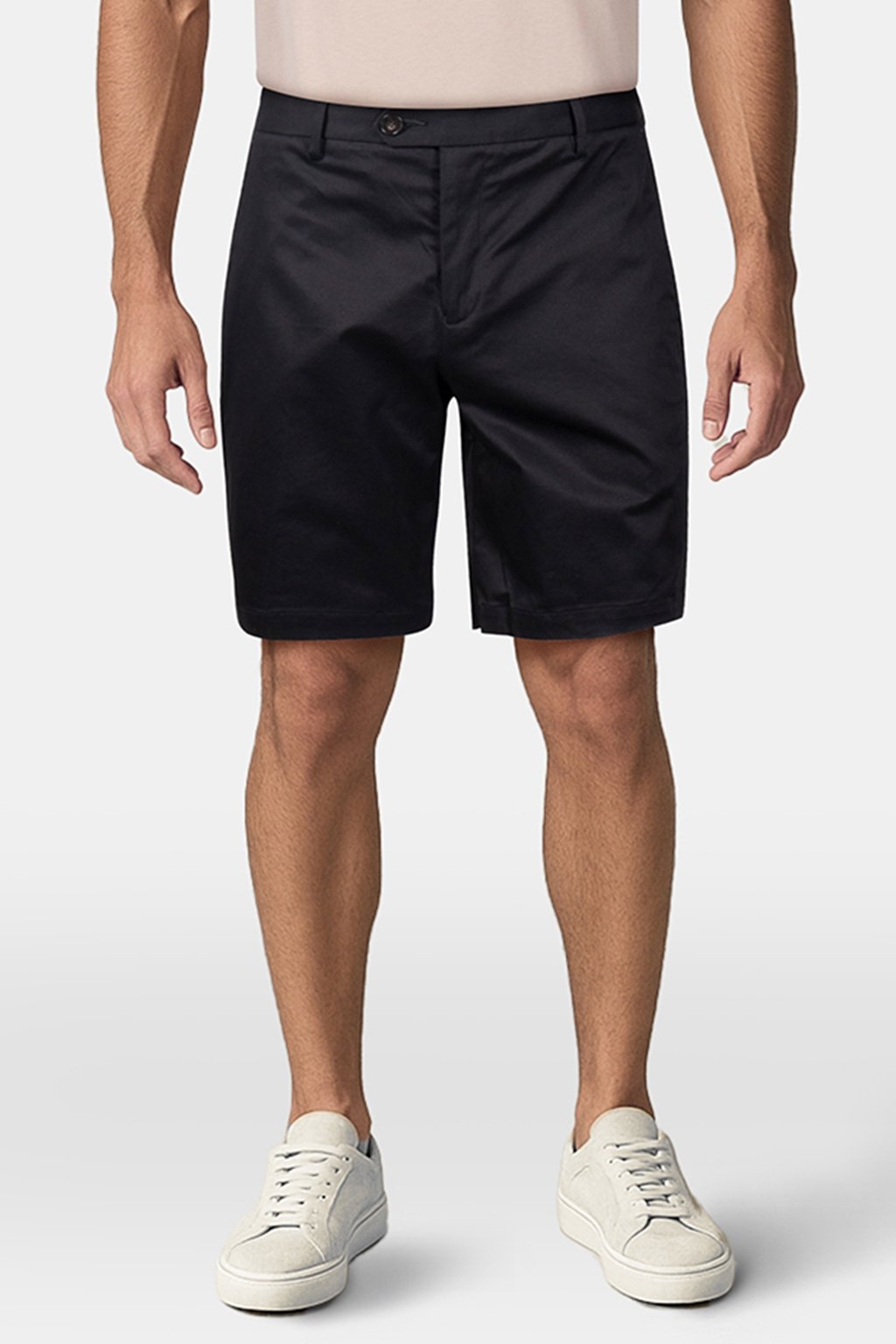 HAMPTON STRETCH COTTON CHINO SHORTS BLACK - OUTLET PRICE 1