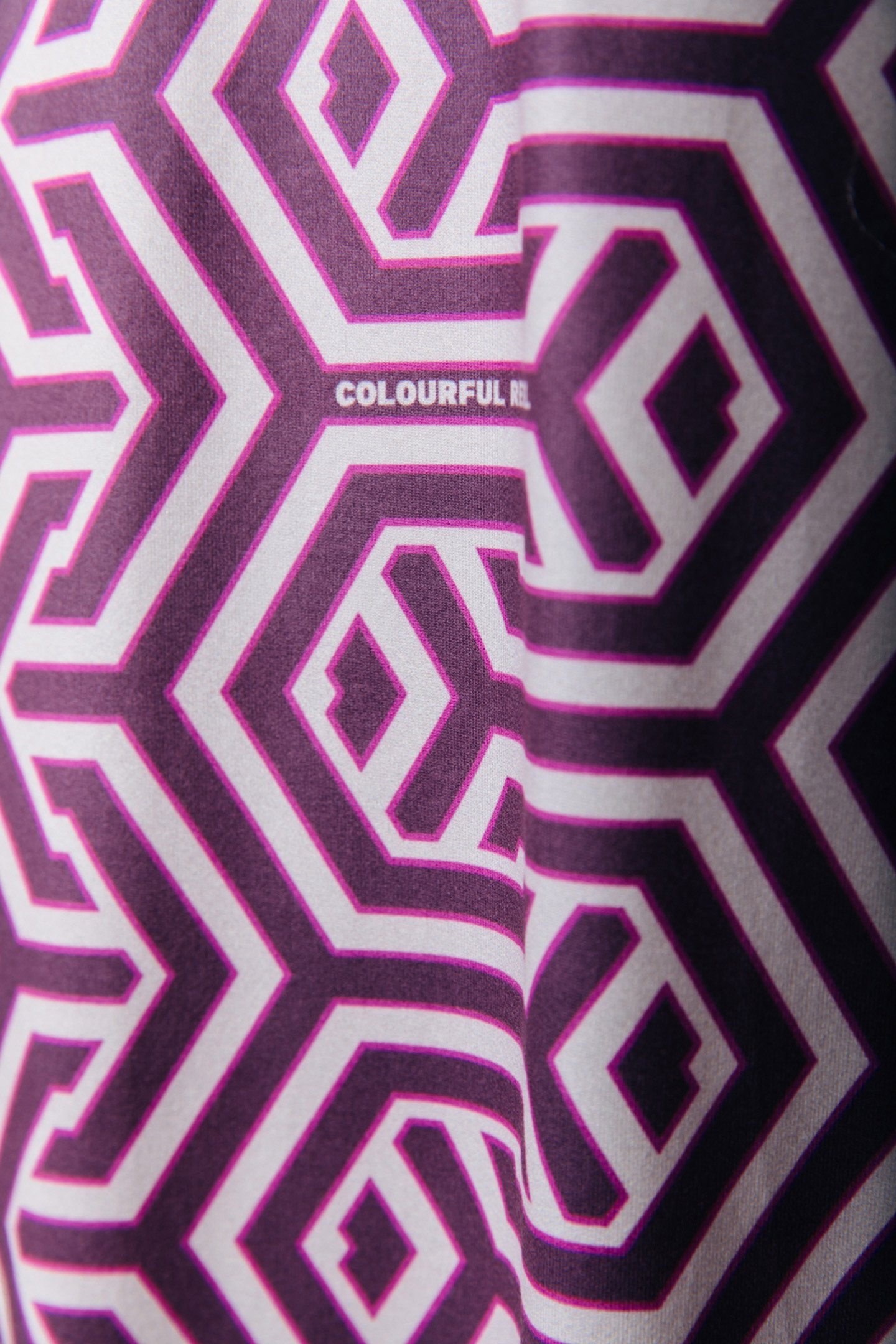 CR GEO PEACHED EXTRA FLARE PANTS WARM BORDEAUX 3