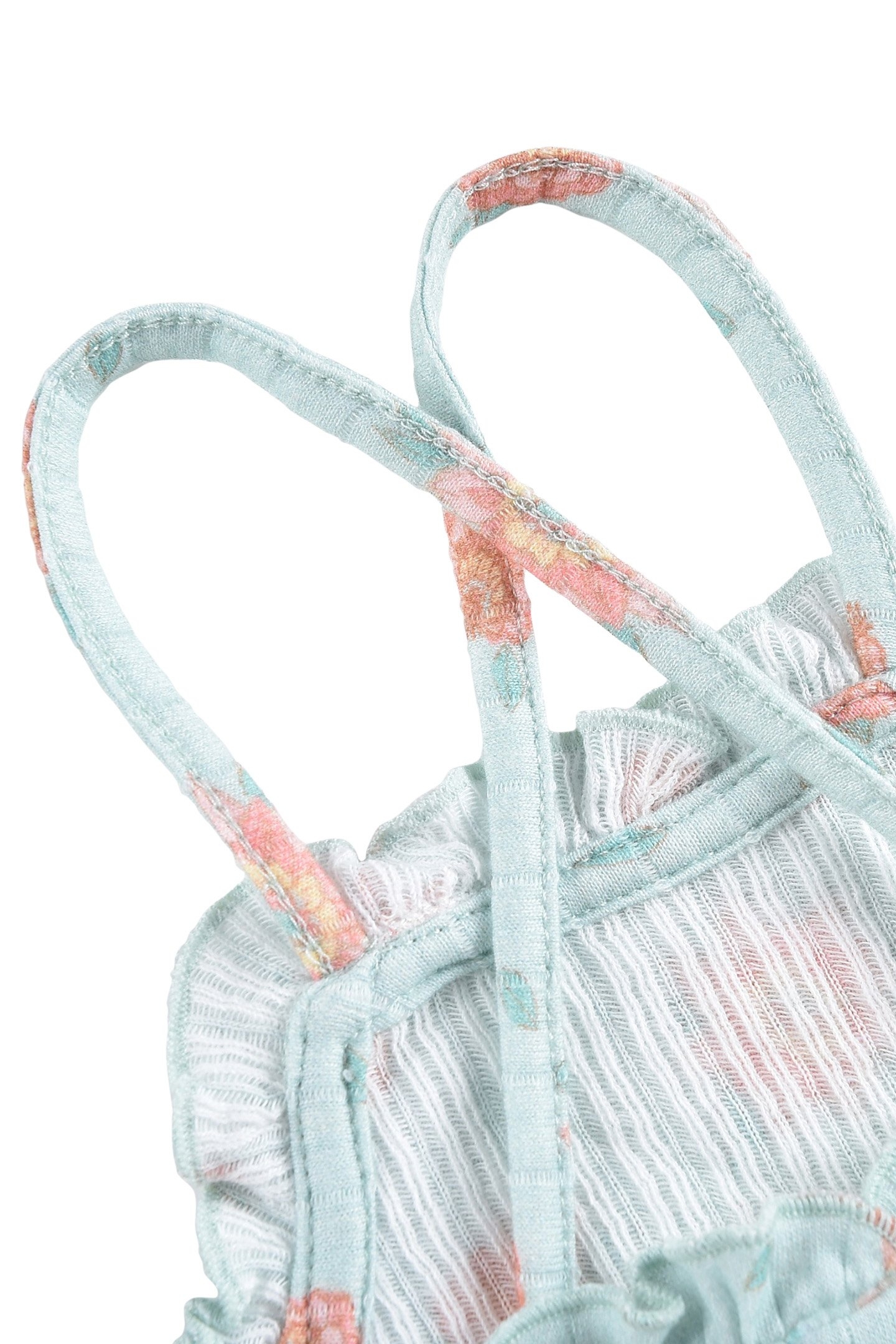 TANK TOP ALASHA VINTAGE BLUE FLOWERS 5