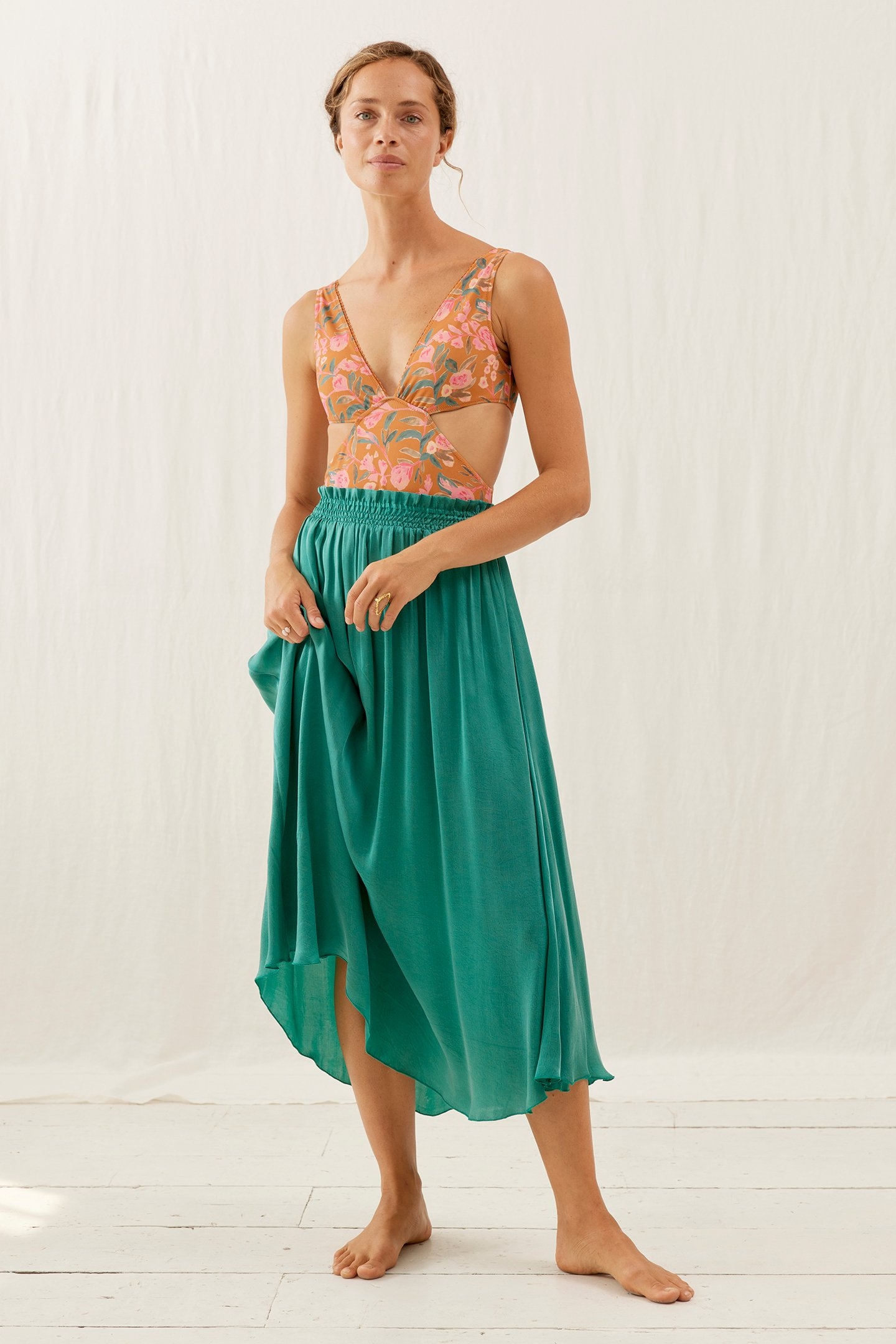 BATHING SUIT NAVAGIO CINNAMON POPPY BLOOM 4