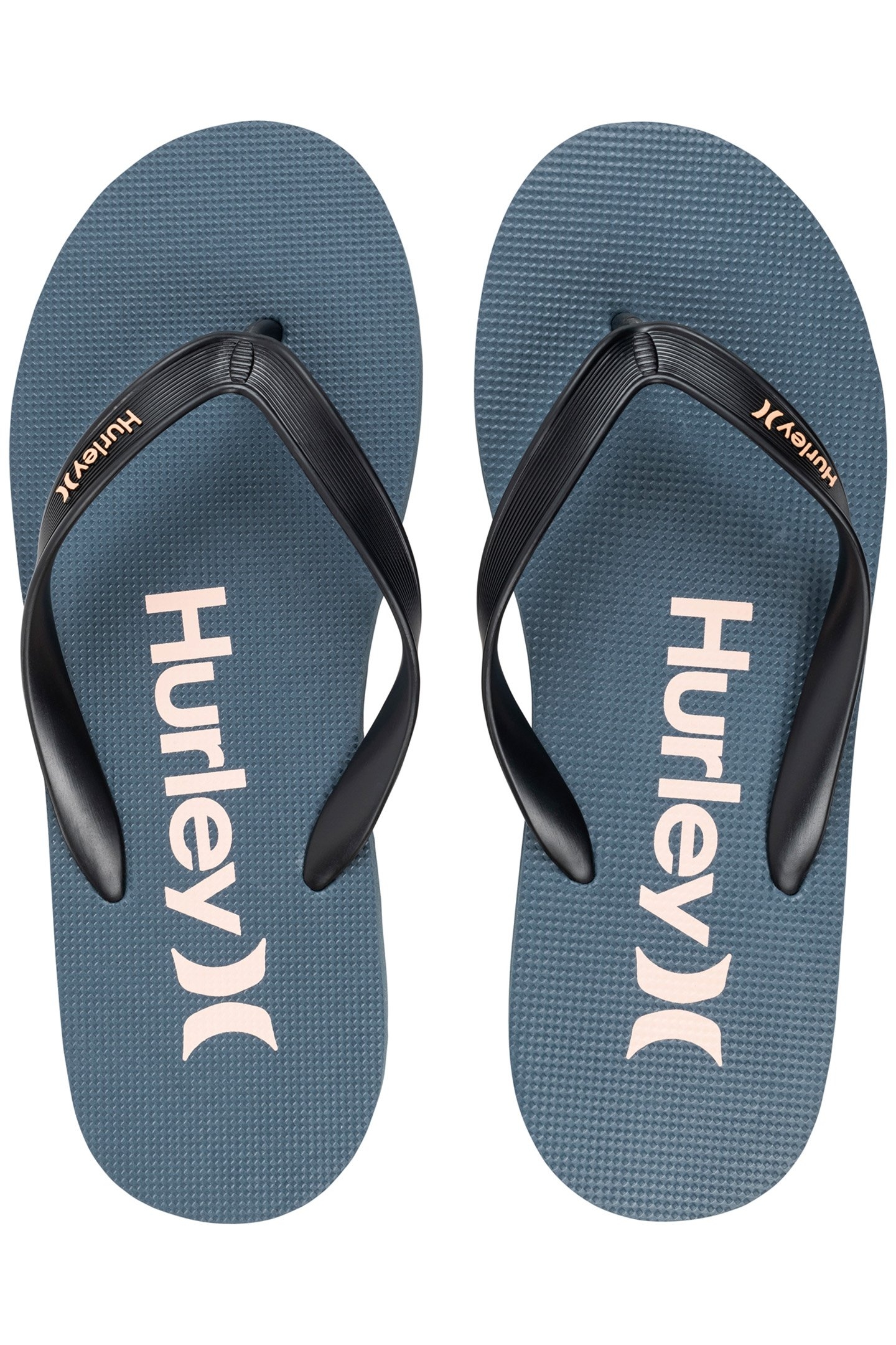 1PK MENS PRINTED FLIP FLOP BLUE/PINK 6