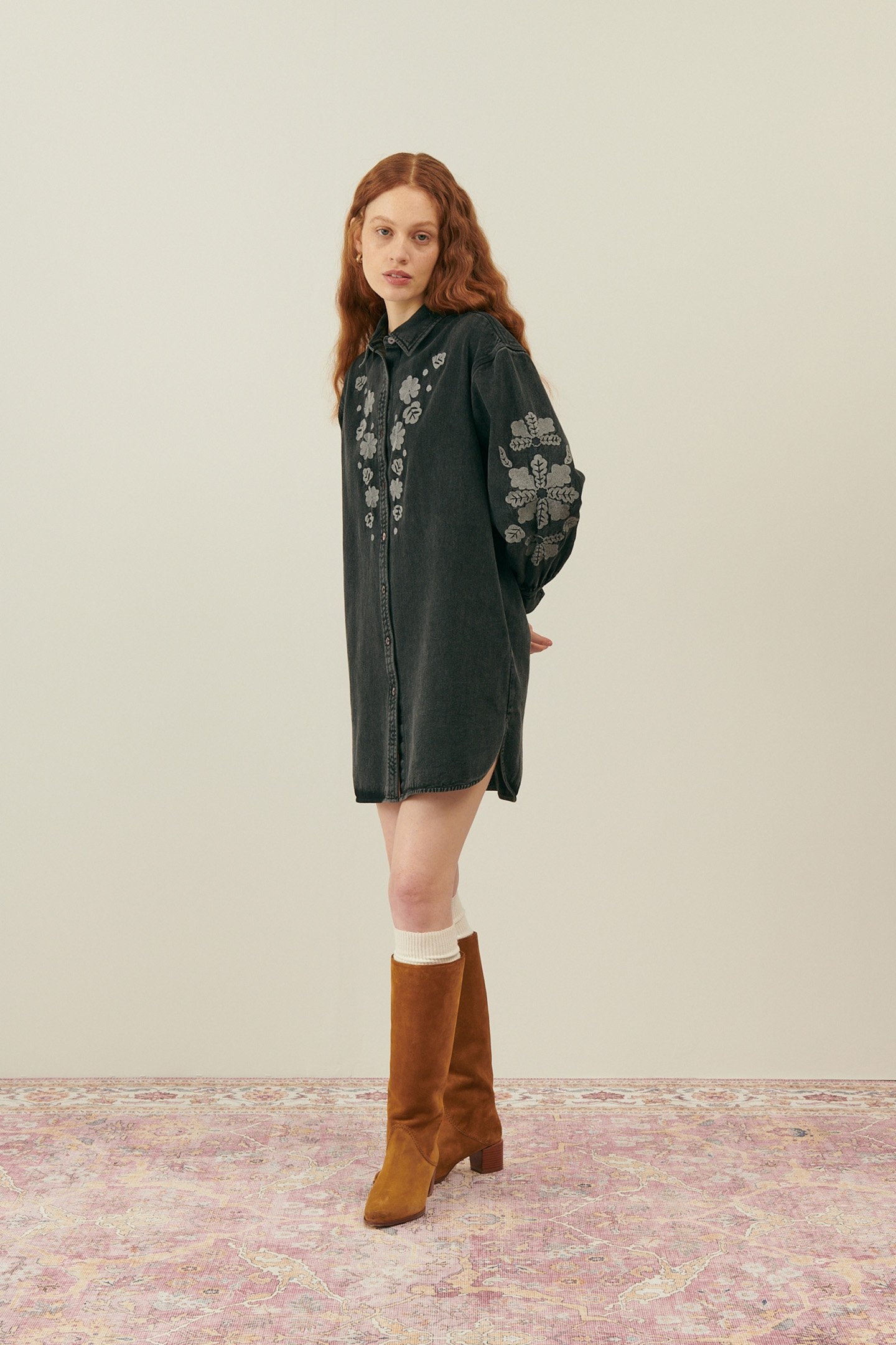 DRESS RINA CHARCOAL 4