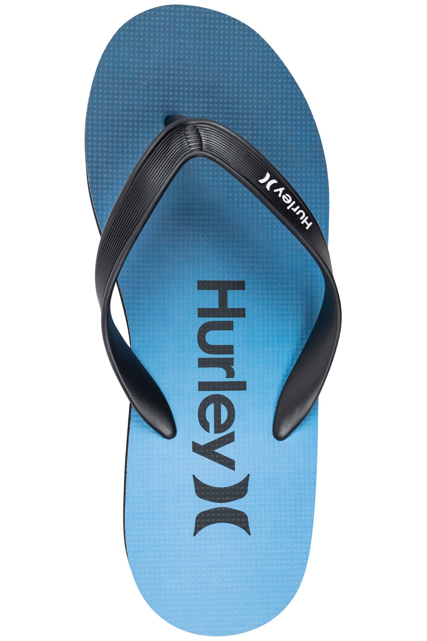 1PK MENS PRINTED FLIP FLOP NAVY/LT BLUE 3