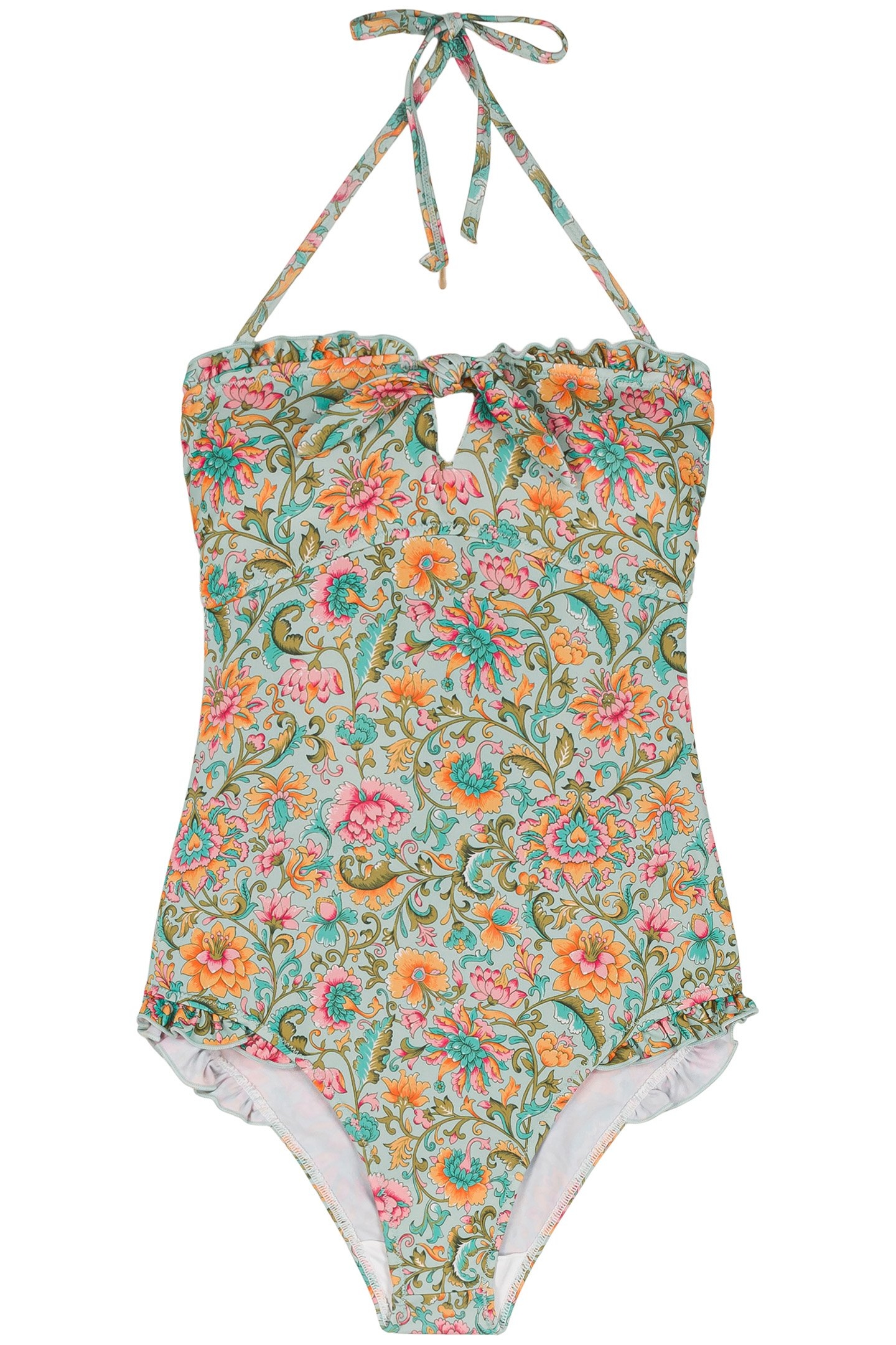 BATHING SUIT BAYO WATER RIVER FLOWERS 2