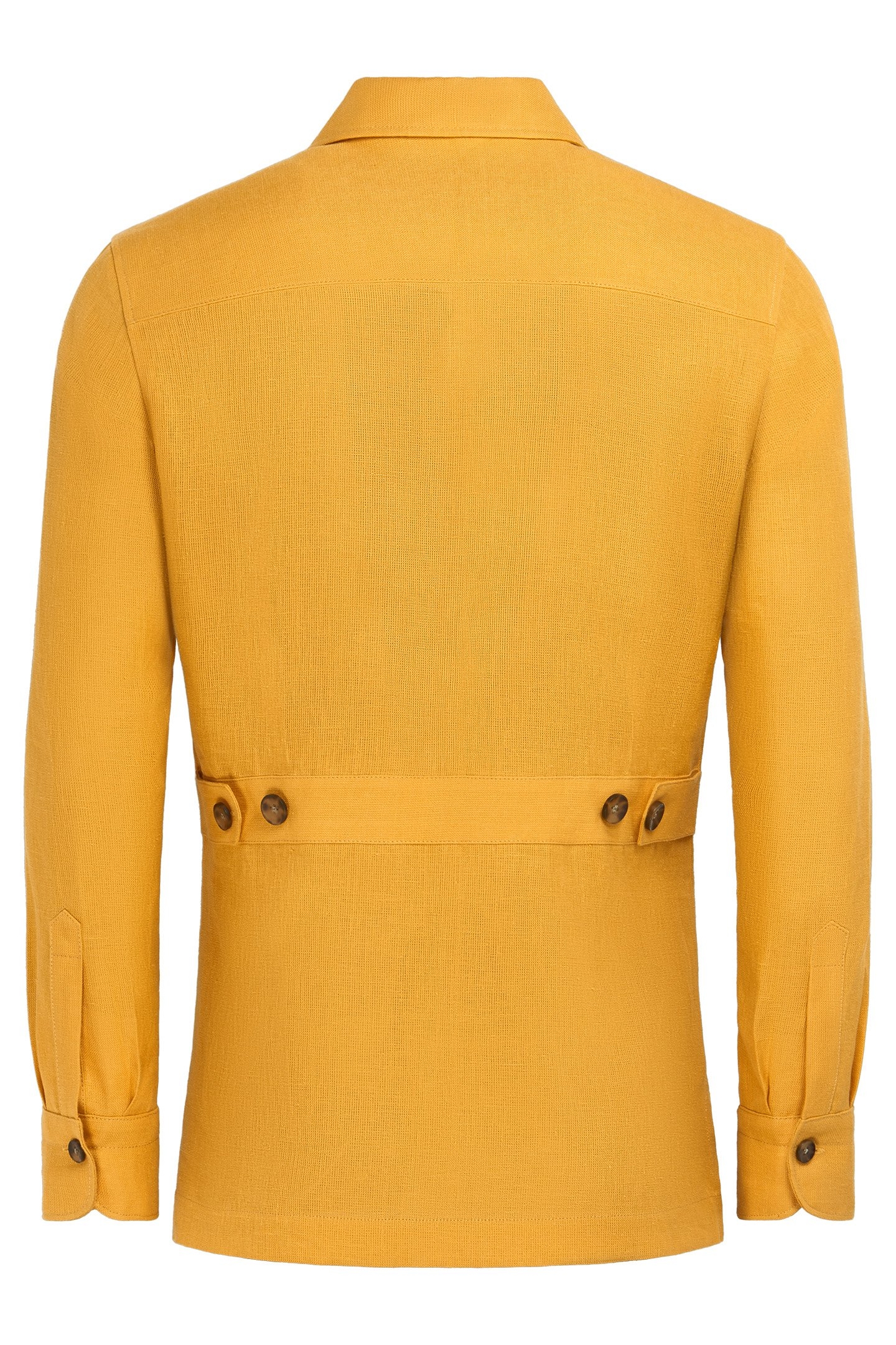 YELLOW RELAXED FIT SHIRT-JACKET YELLOW 5