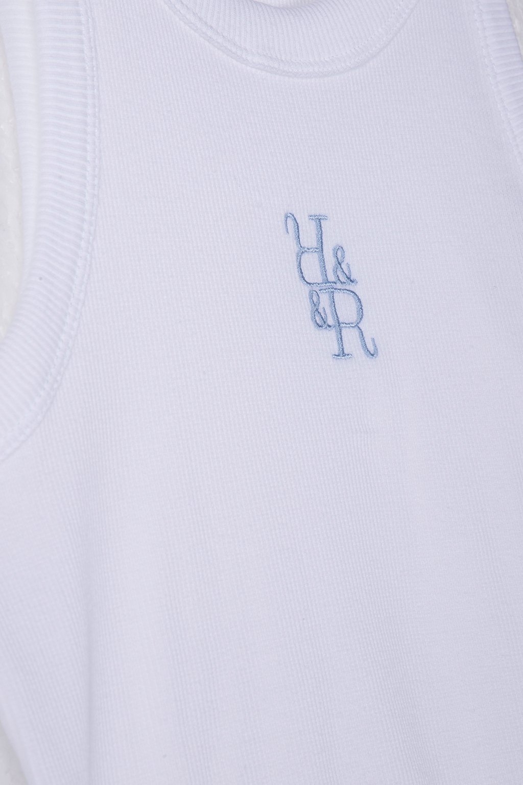 ORGANIC RIB TOP BRANDED COTTON BLUE 4