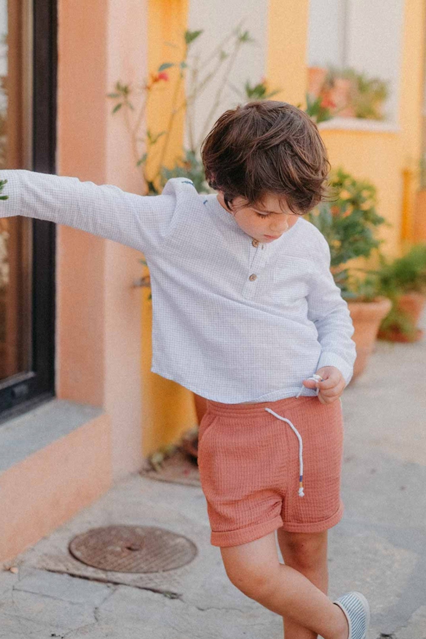 SHIRT AMANO BLUE CHECK 3