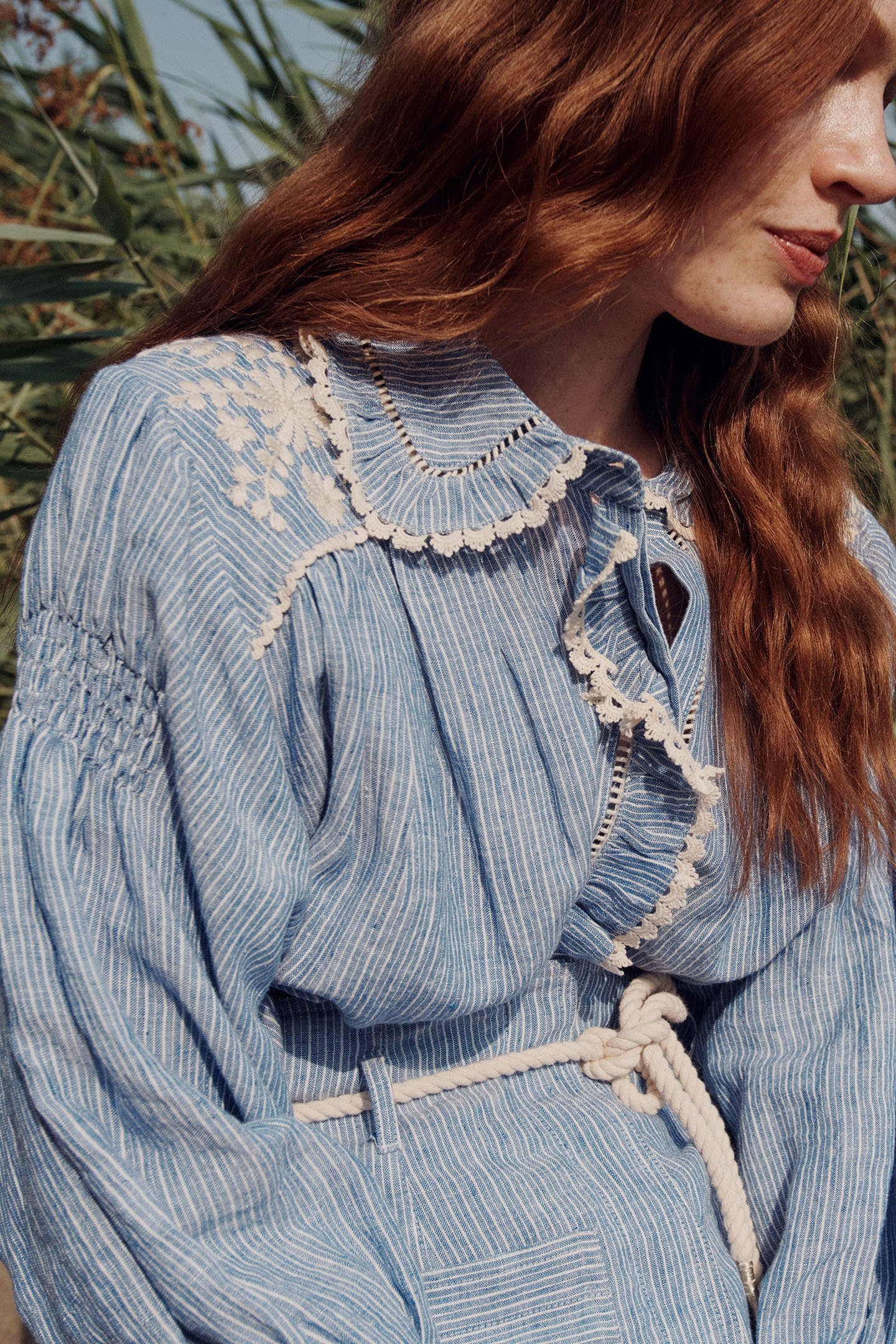 SHORTS VIRGIN BLUE STRIPES 4