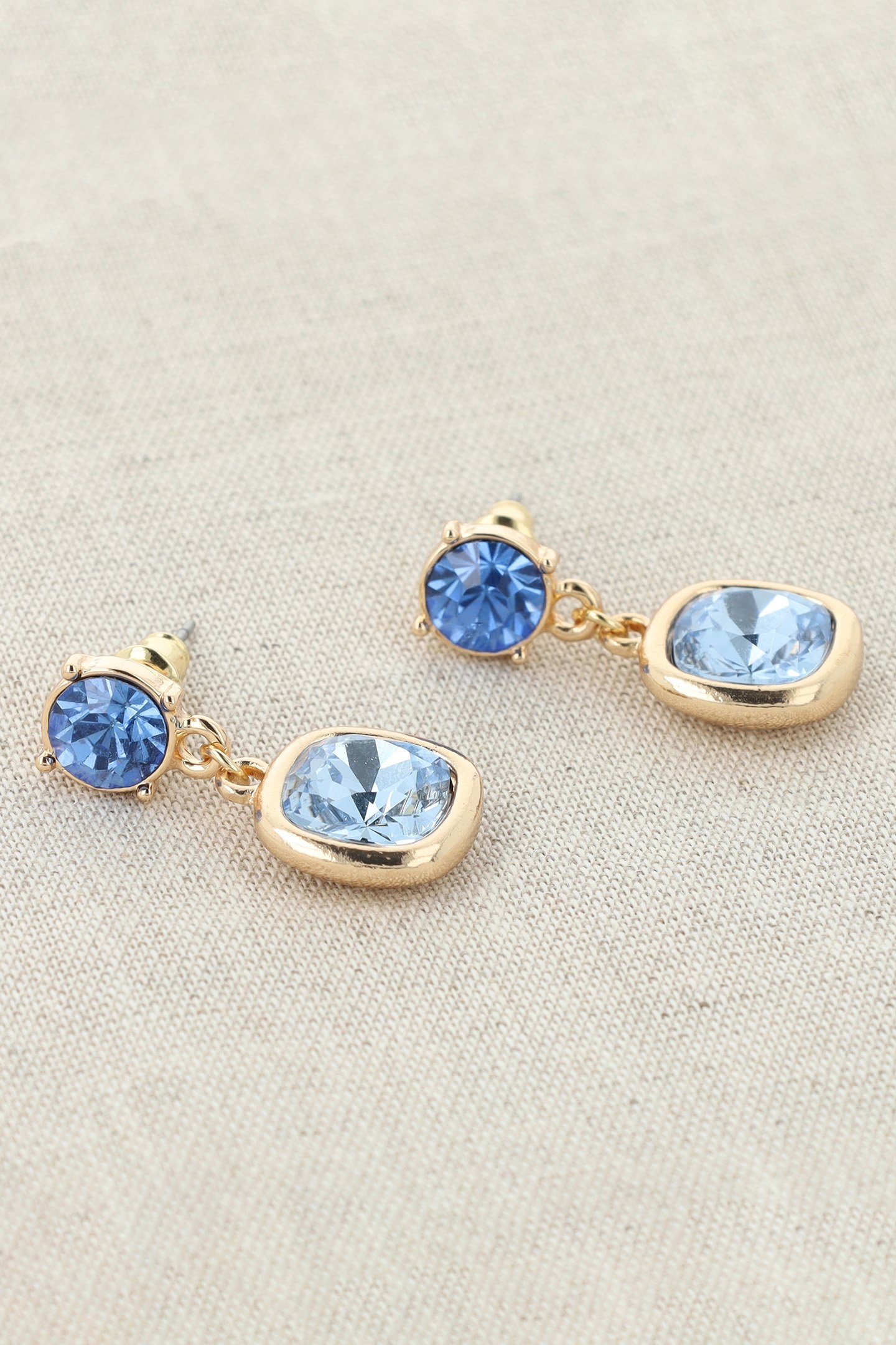 SAPPHIRE GOLD EARRINGS 3