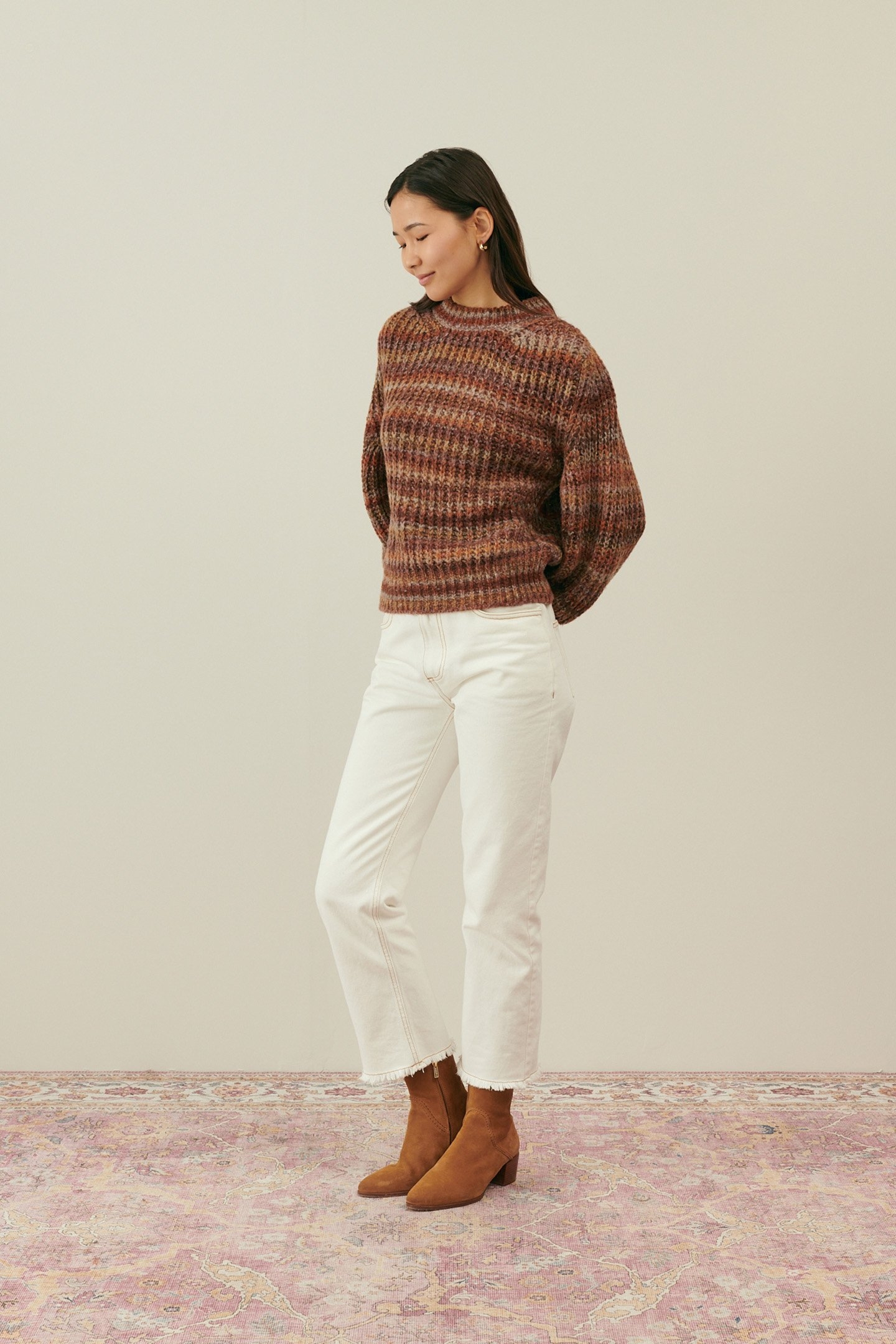 JUMPER DINA CINNAMON STRIPES 2