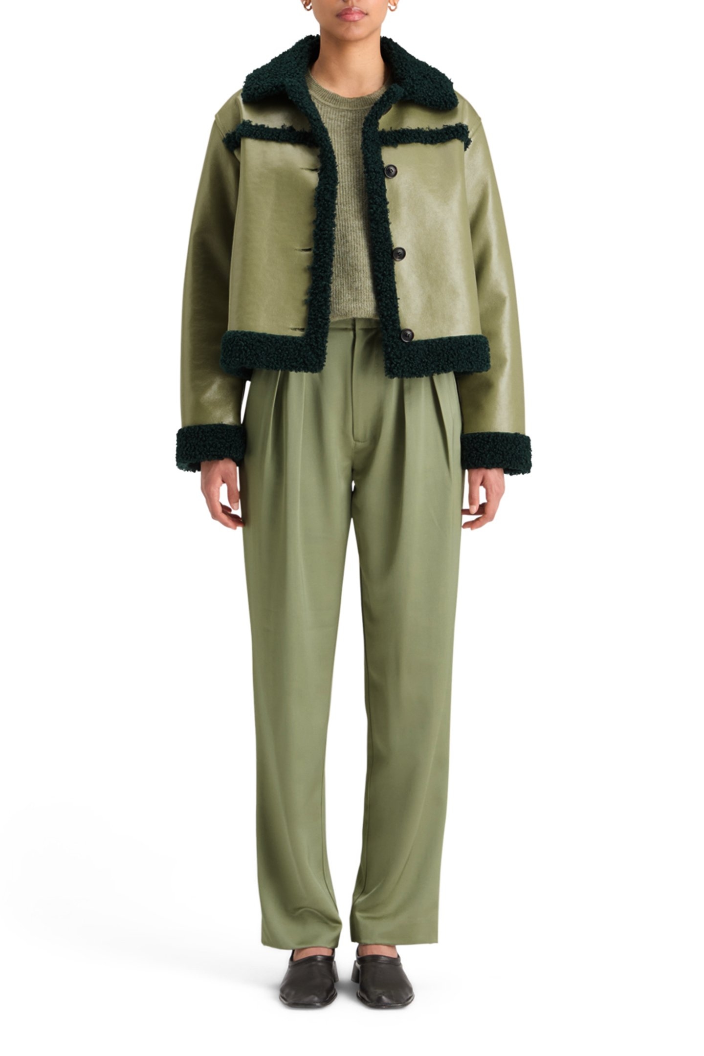 VINYL JACKET WASHED SAGE 4