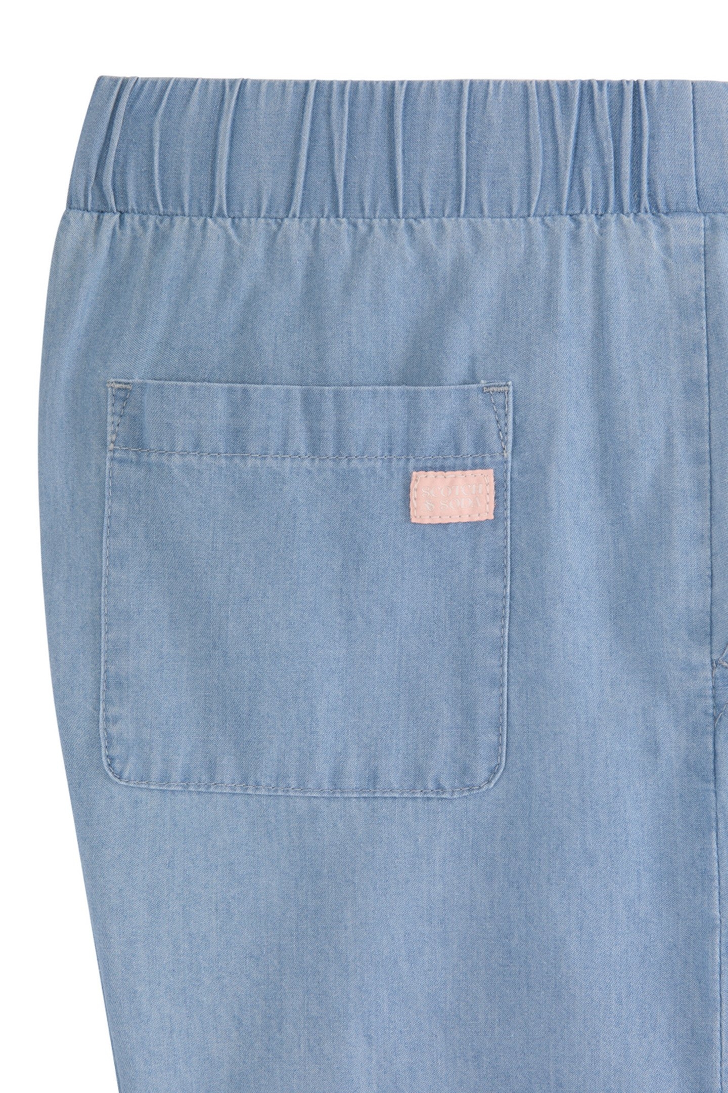 S&S BIG GIRLS 2PC TOP & DENIM SHORT SET BLUE/GREY 5