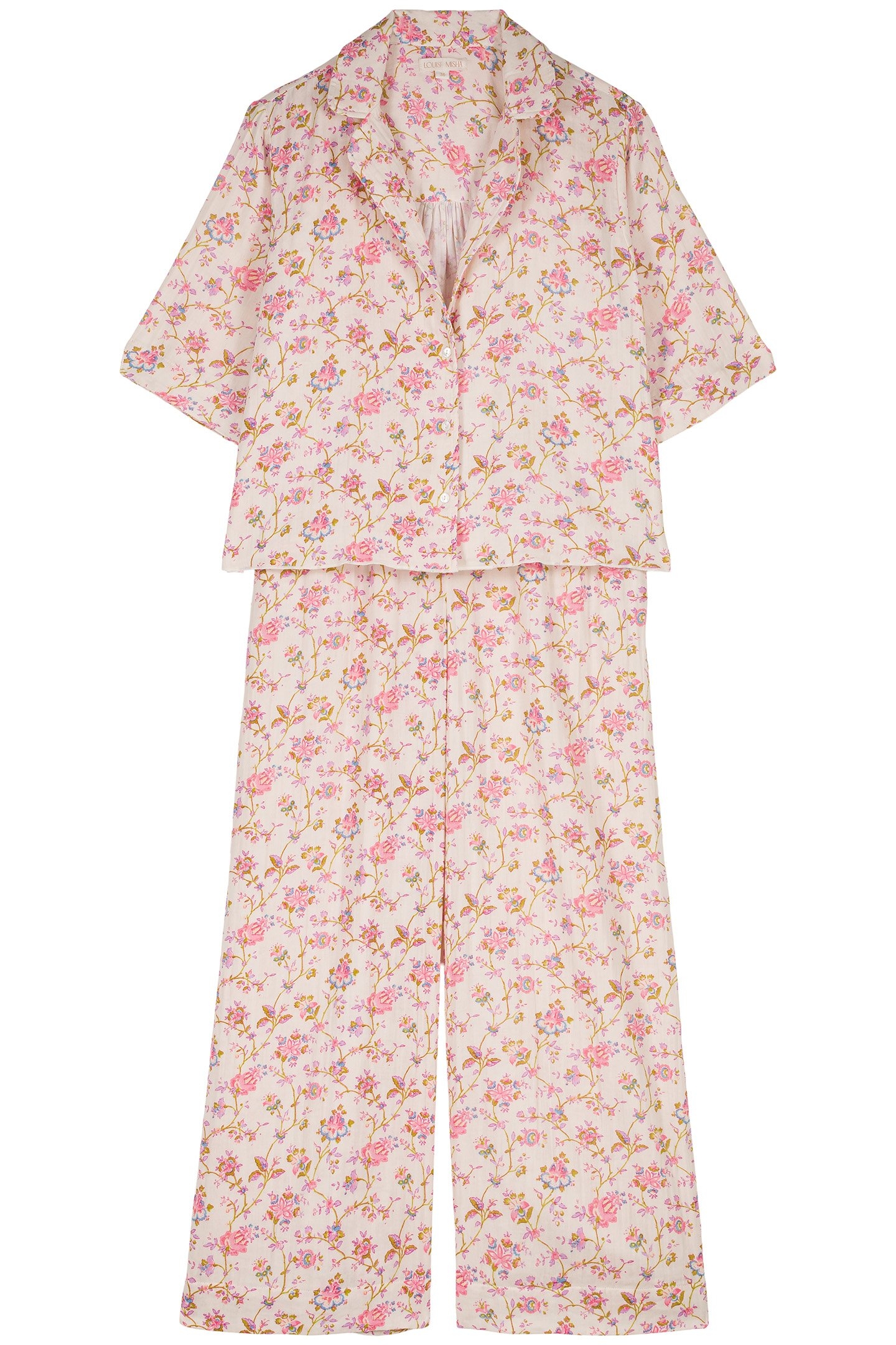 PAJAMAS SET LOUKA CREAM BUCOLIA FIELDS 1