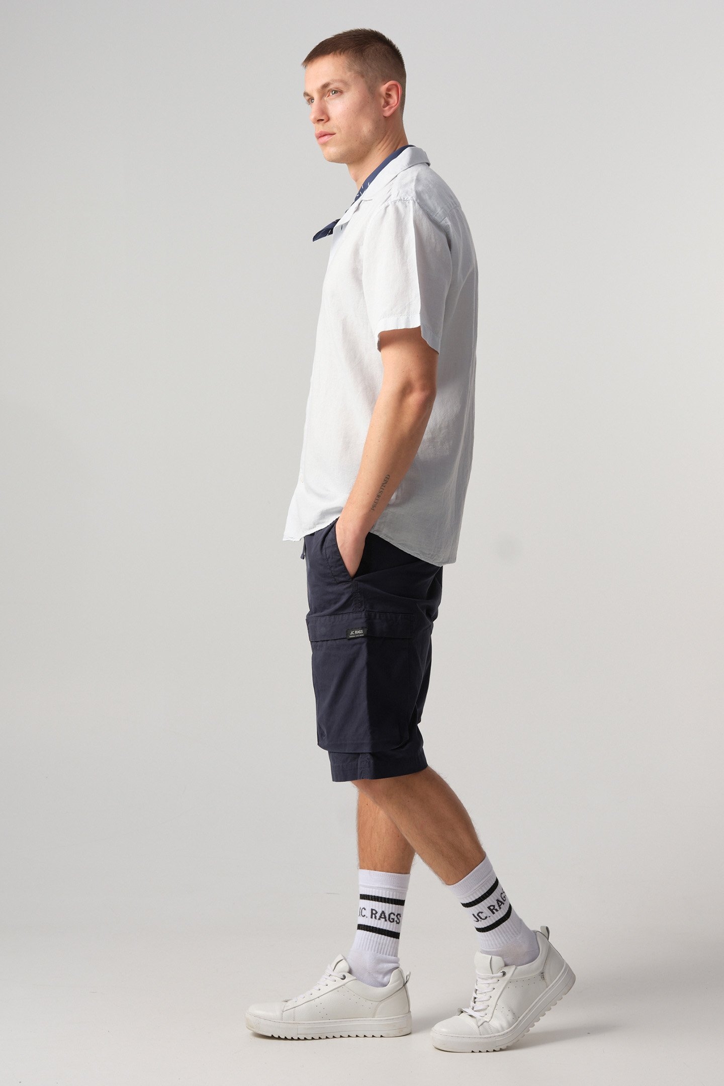 ELVIS CASUAL OVERHEMD KM BABY BLUE 3