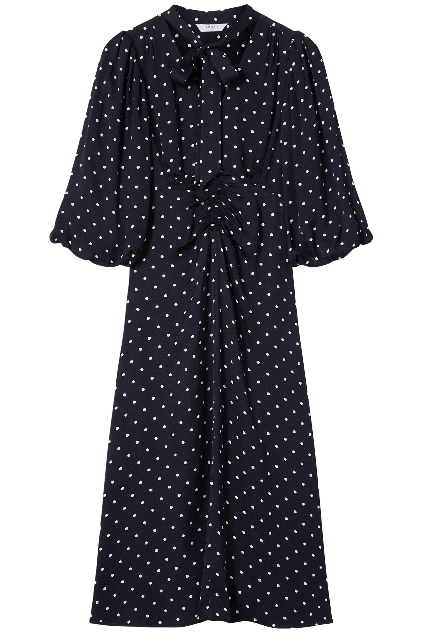 DR HESTER TIE NECK DRESS MULTI COLOUR 3