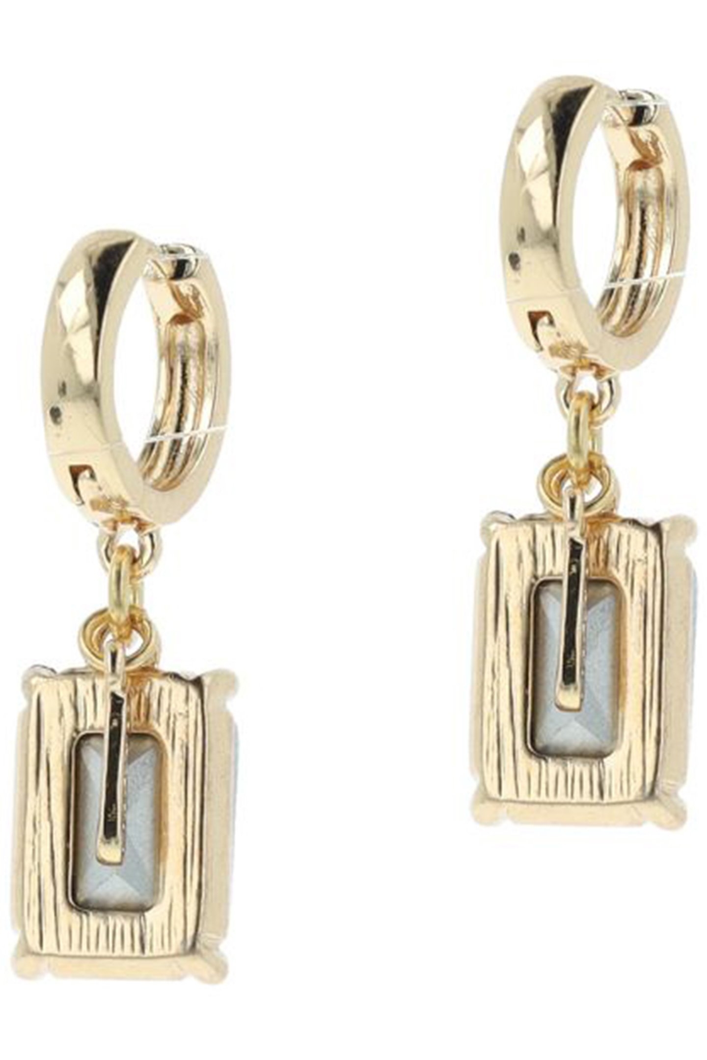 LIGHT SAPPHIRE SQUARE HOOPS 2