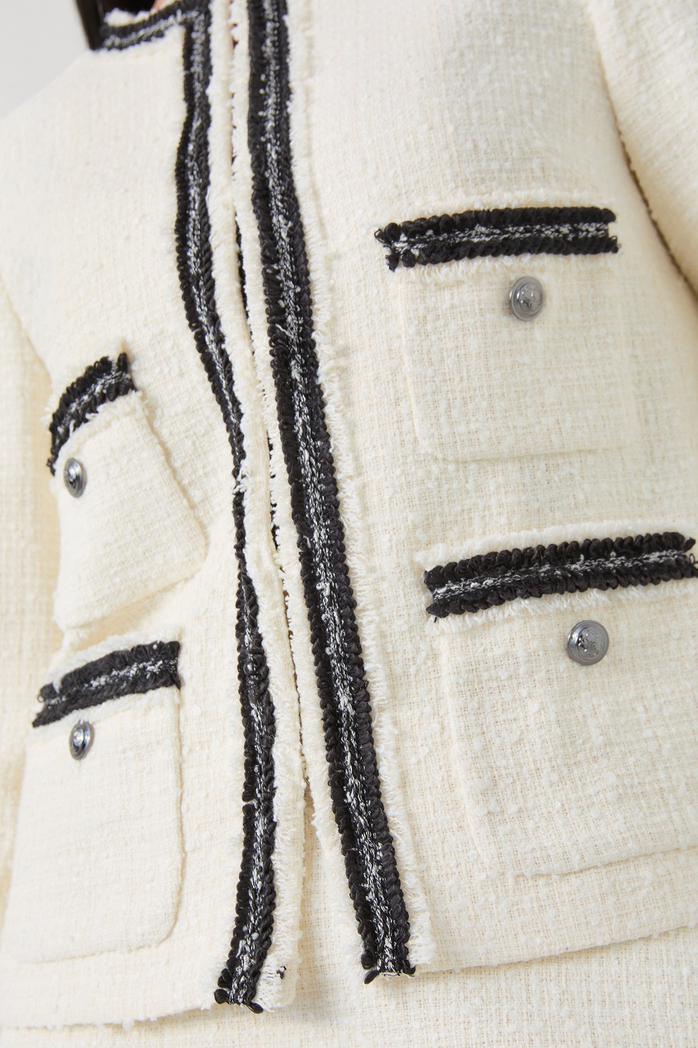 JK CHARLIE TWEED JACKET CREAM 5