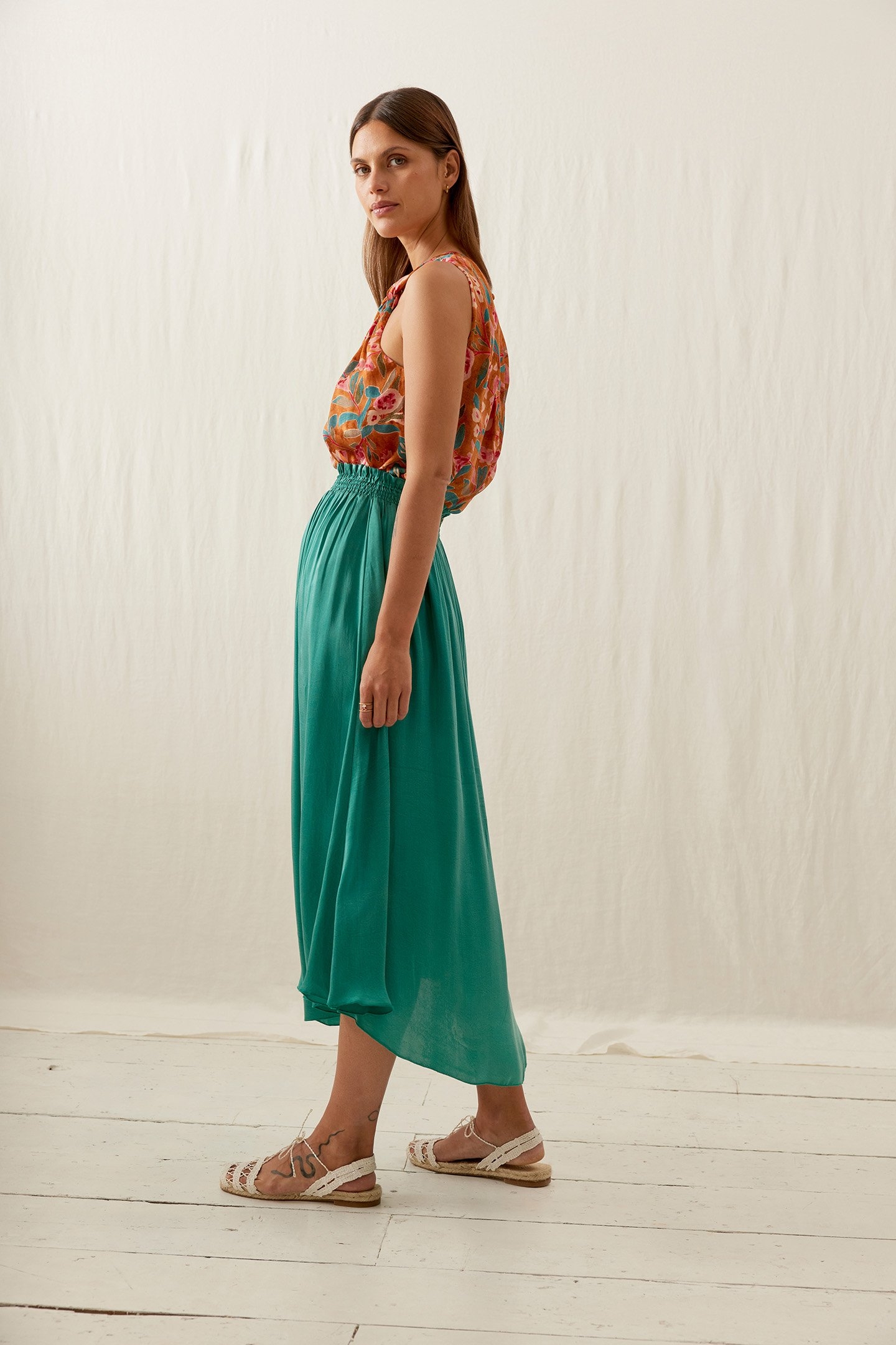 BLOUSE NIHA CINNAMON POPPY BLOOM 3