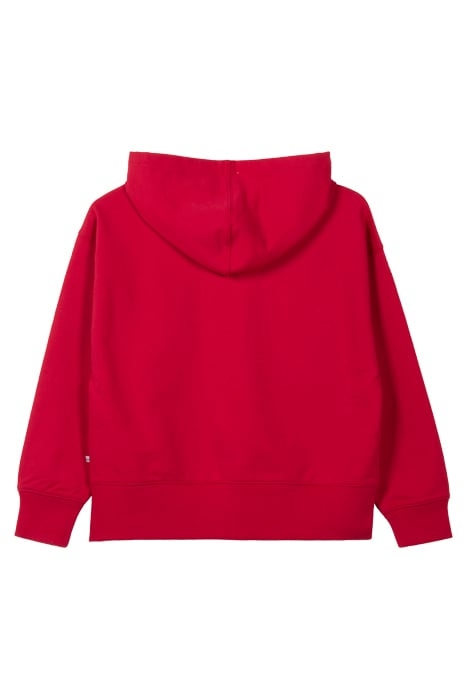 GIRLS' RED HOODIE WITH DRAGON BADGE 2