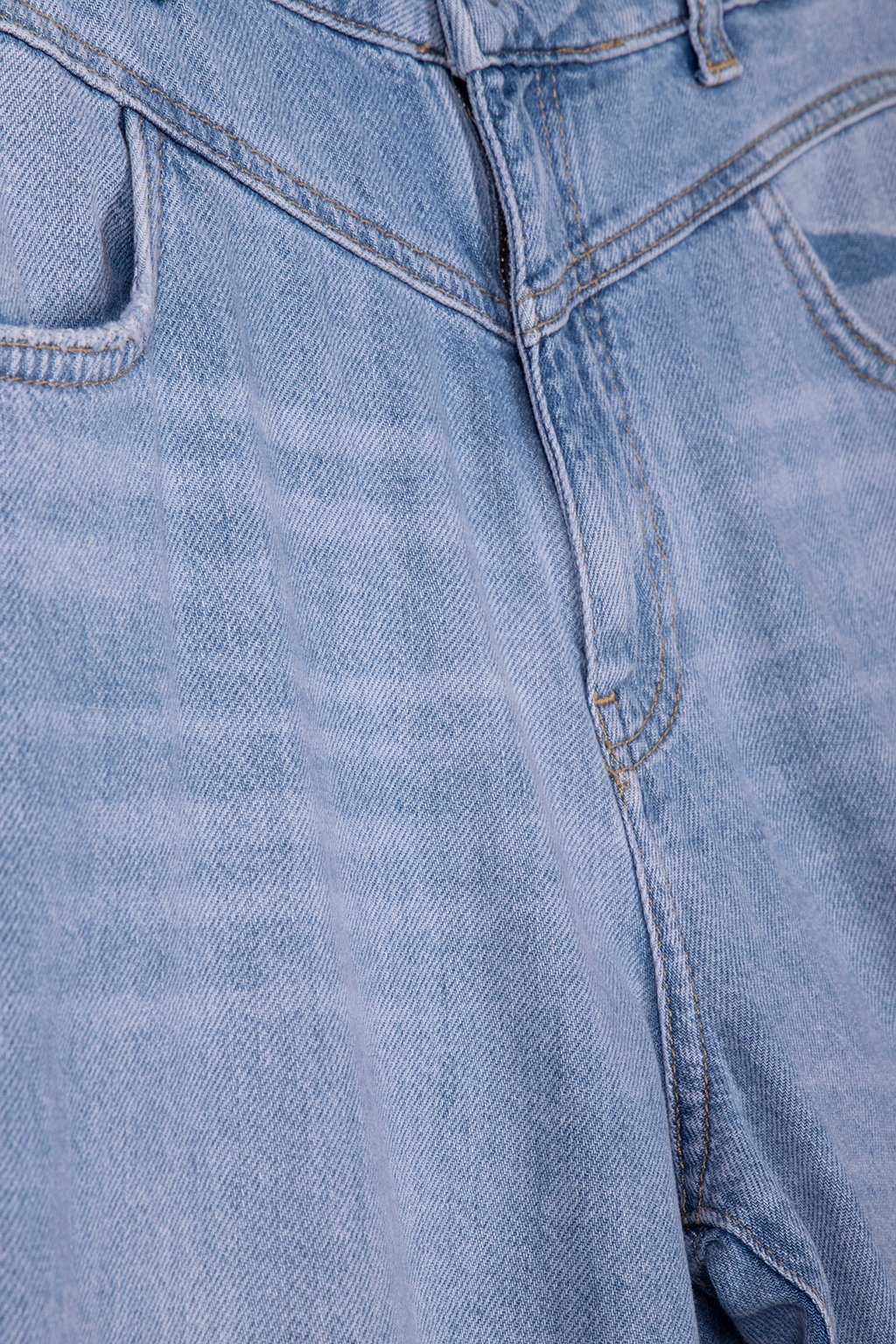 SLOUCHY LIGHT BLUE DENIM ORGANIC RECYCLED DENIM BLUE 4