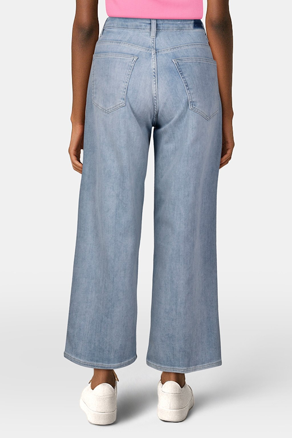 CULOTTE LIGHT BLUE SATIN DENIM DENIM BLUE 2