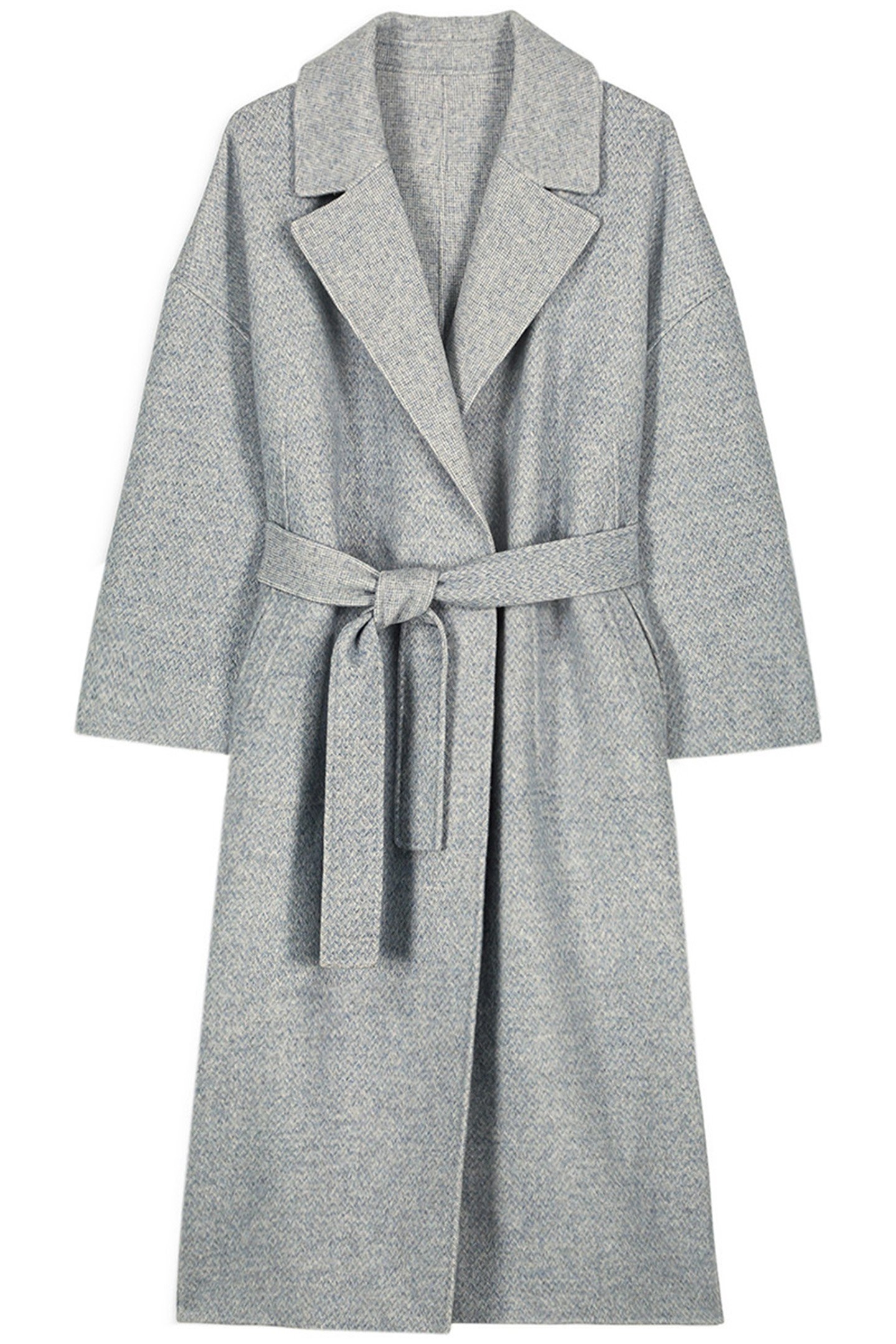 COAT SULLYNE BLUE MINI CHECKS 2