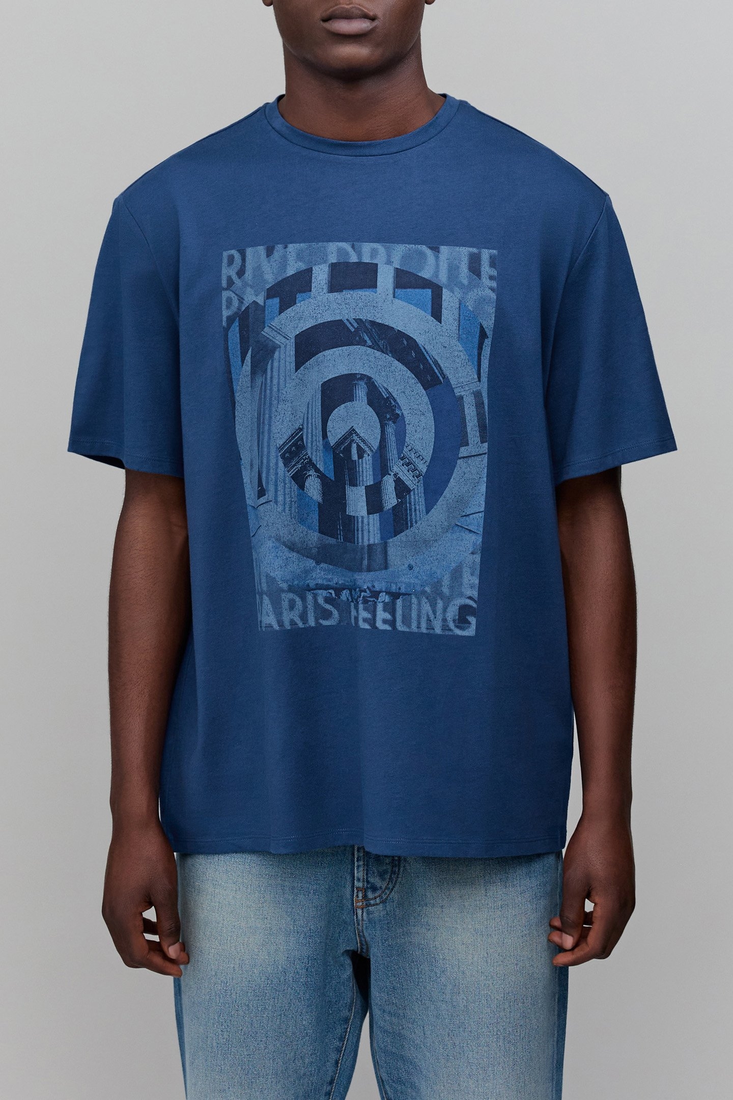 VISUAL COBALT T-SHIRT 1