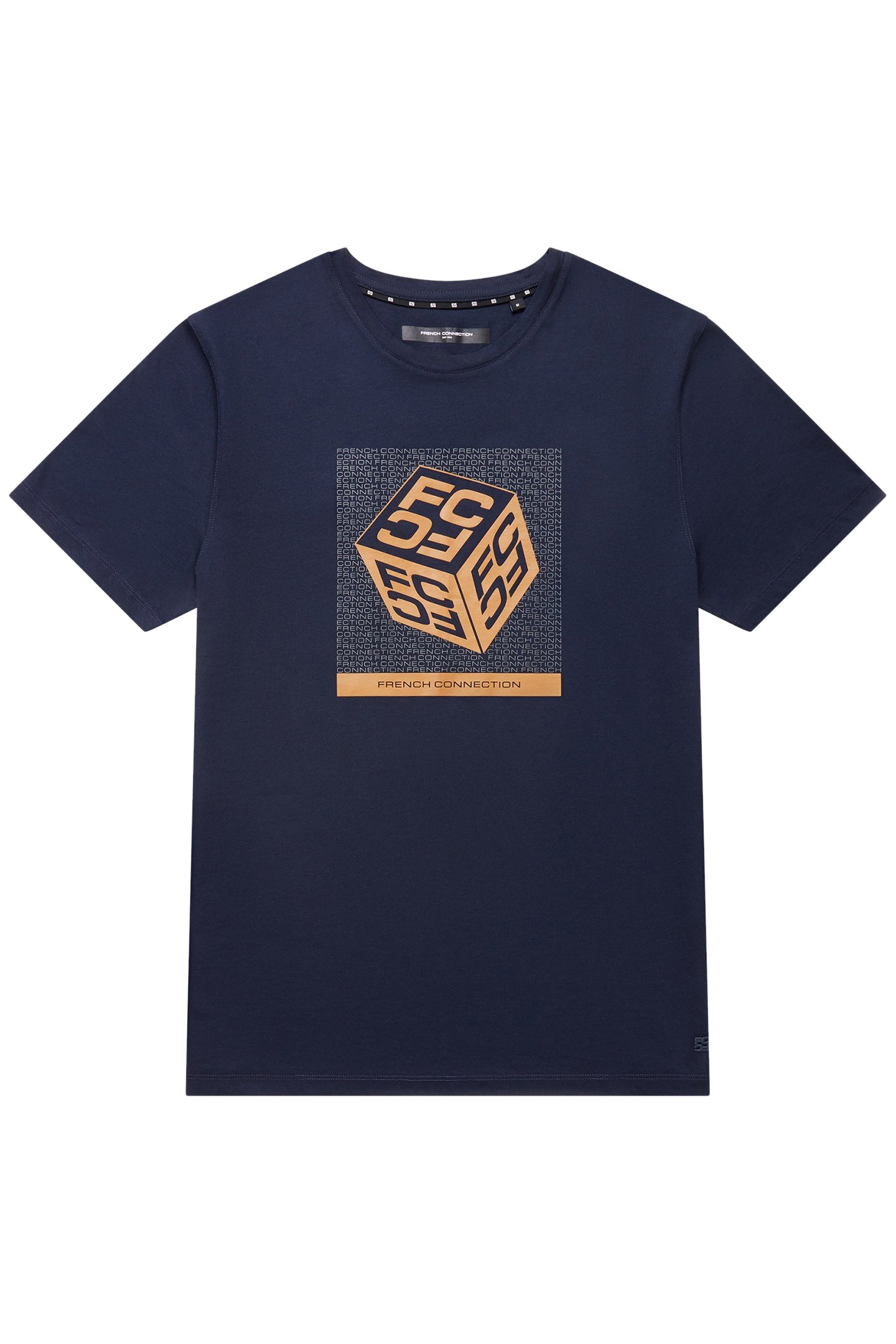 LARGE DICE GRAPHIC TEE MARINE 3