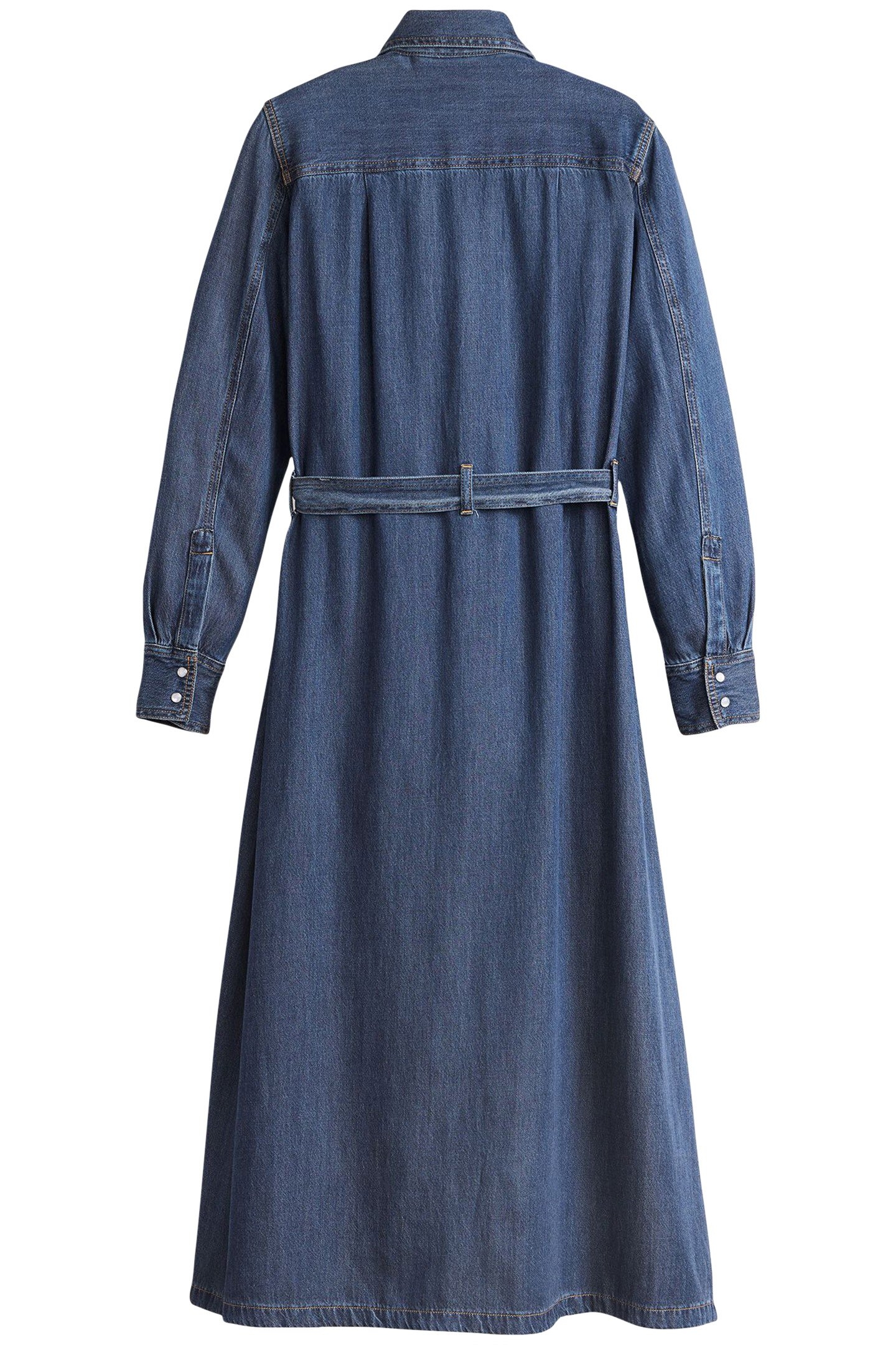 QUINNEY DENIM DRESS GOLD DUST WEST 4