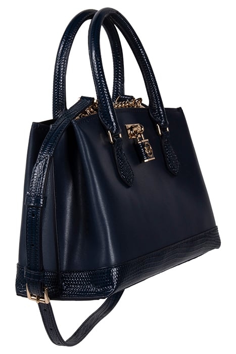 SMALL SATCHEL BAG IN NAVY 4