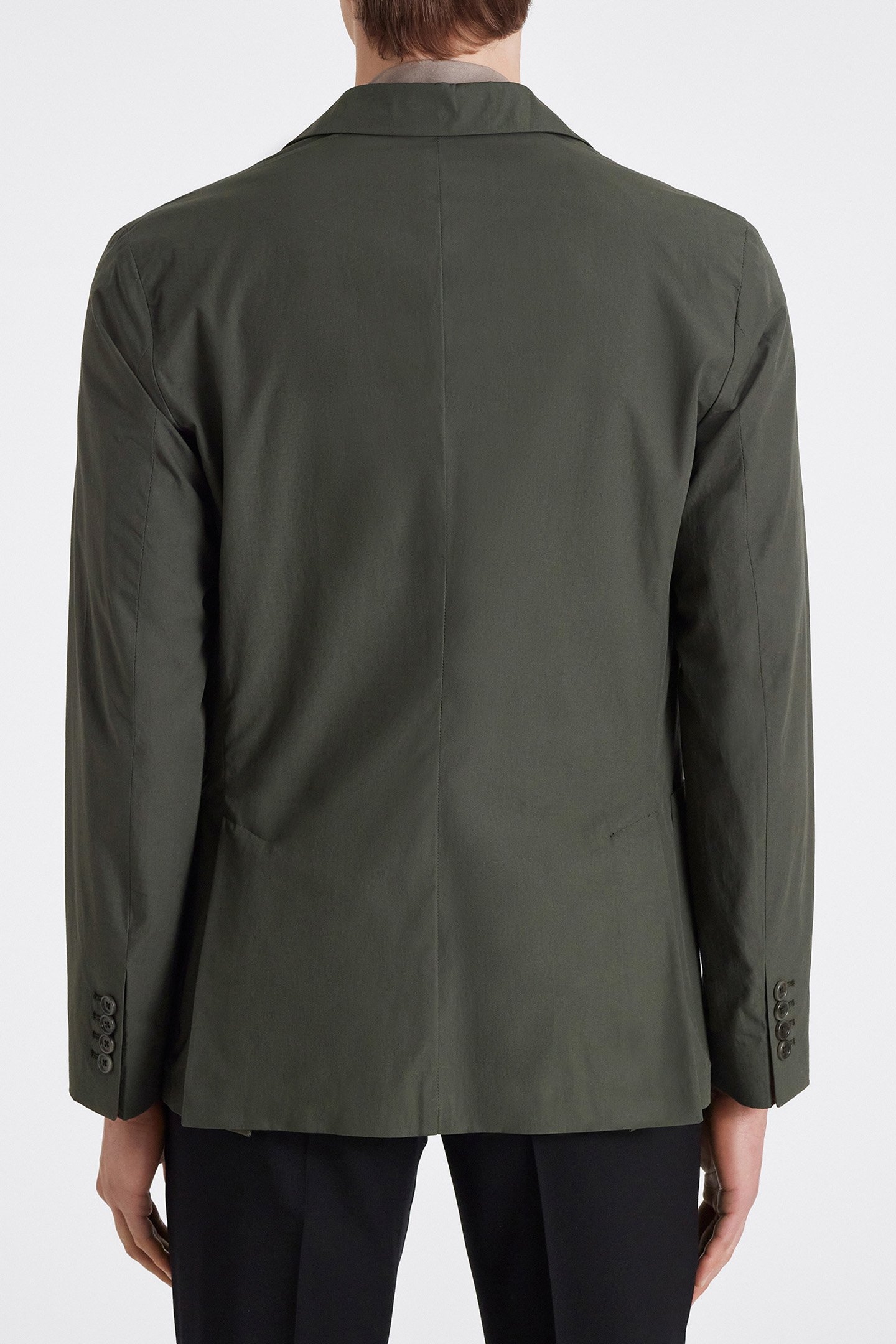 MENS 2BTN SB JACKET MILITARY GREEN 2