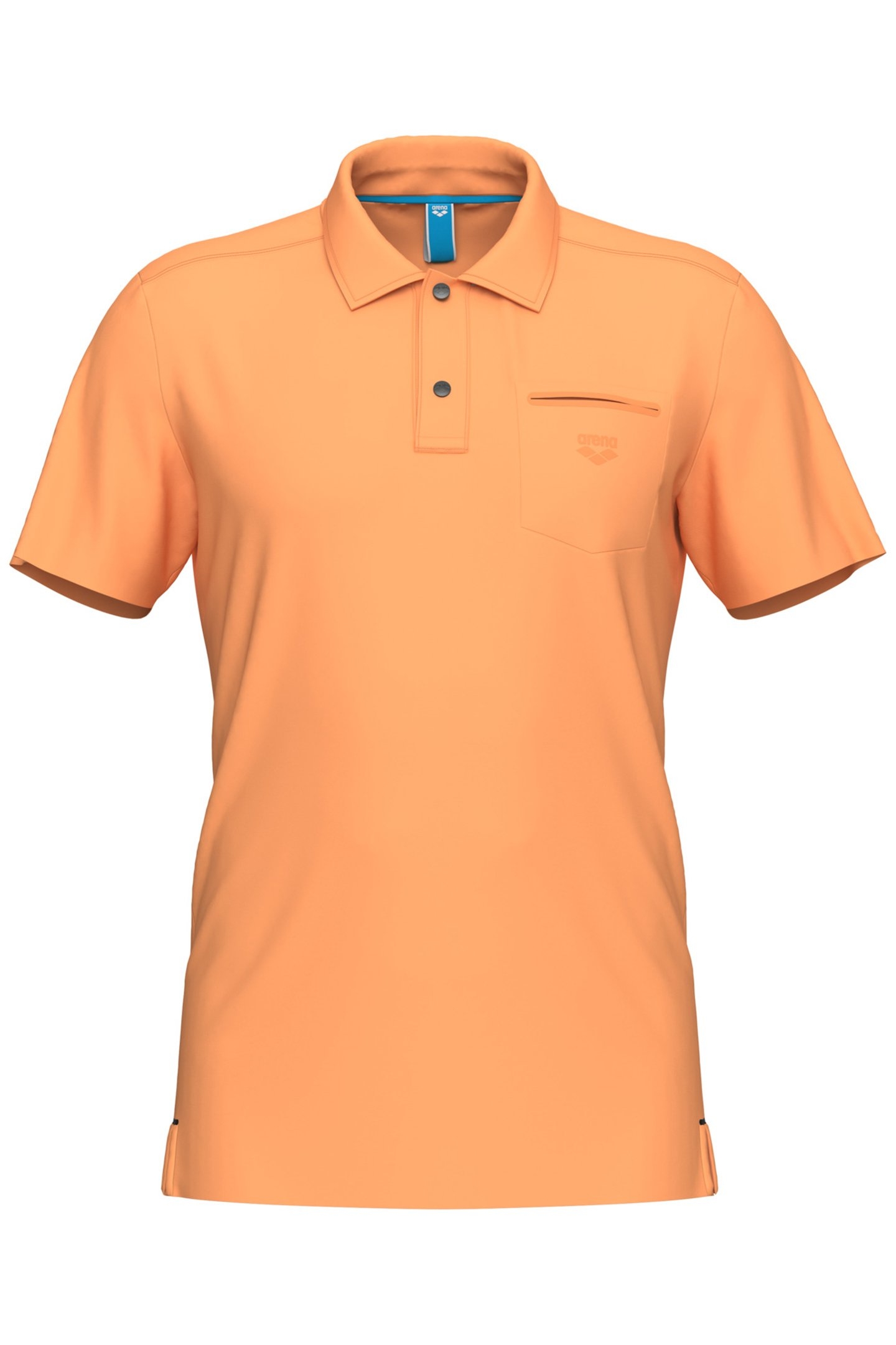 MEN'S POLOSHIRT POCKET SOLID SALMON PINK 4