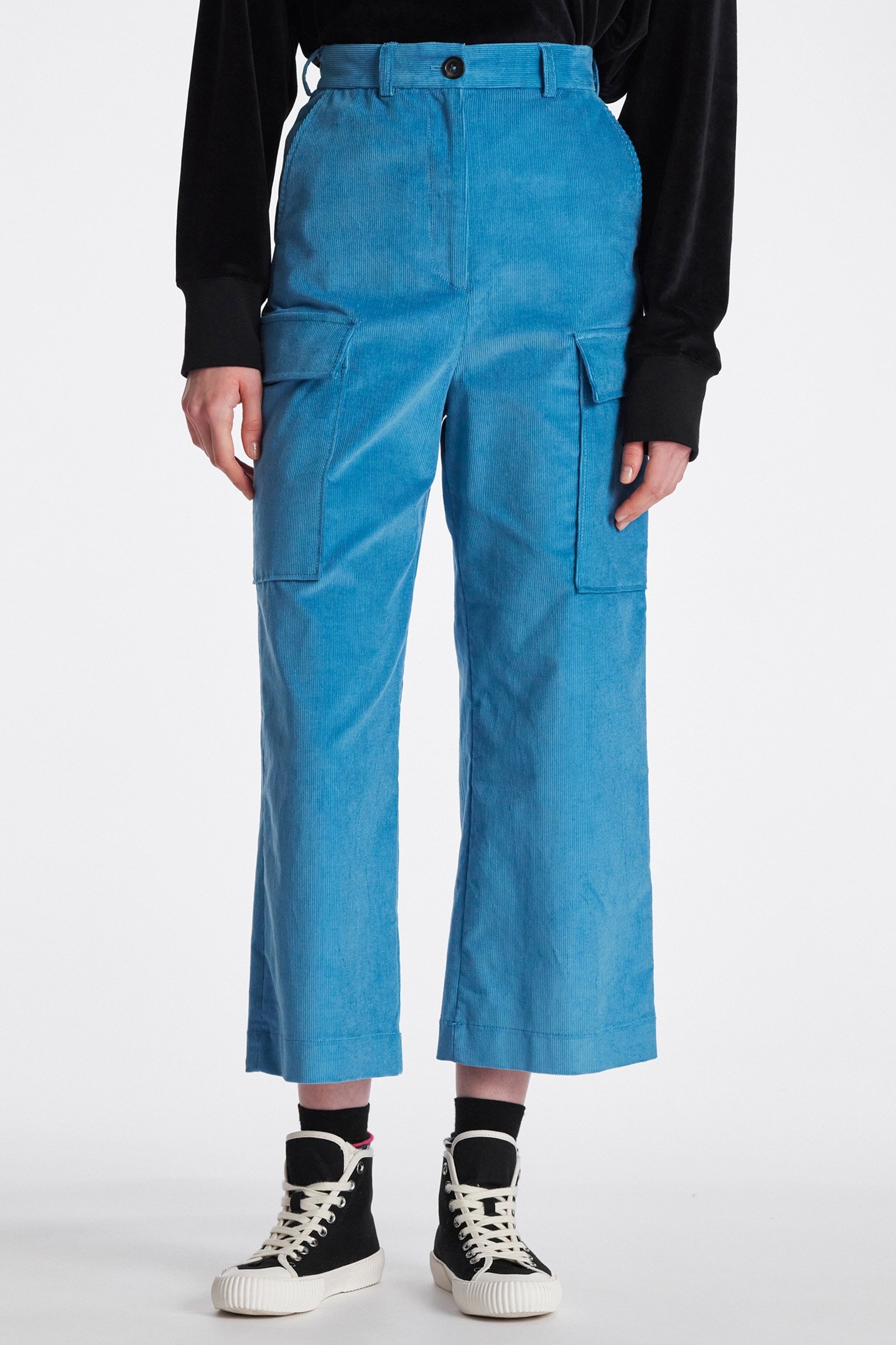 WOMENS TROUSERS LIGHT BLUE 1