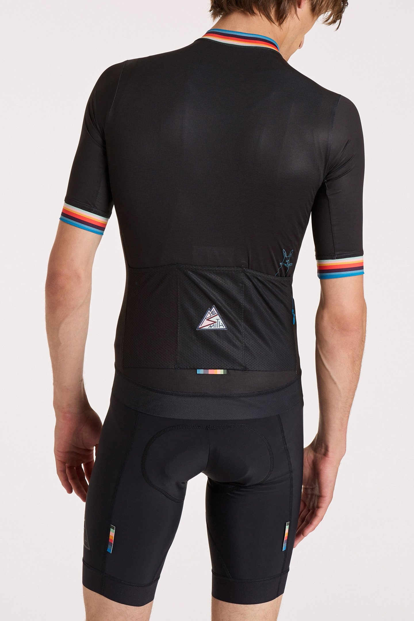 CYCLE JERSEY ARTIST STRIPE BLACK 2