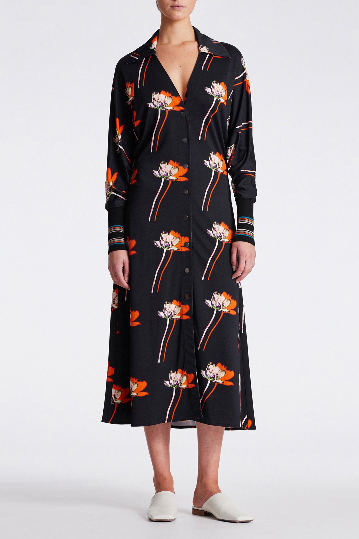 WOMENS DRESS DARK ORANGE 1