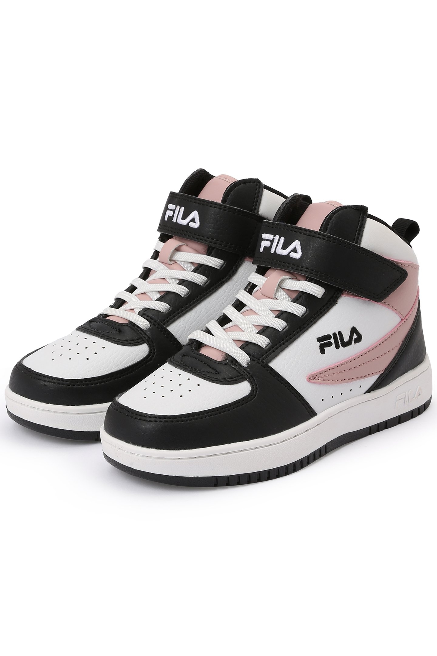 LEVANTO MID KIDS UNISEX WHITE-BLACK-PALE MAUVE 2