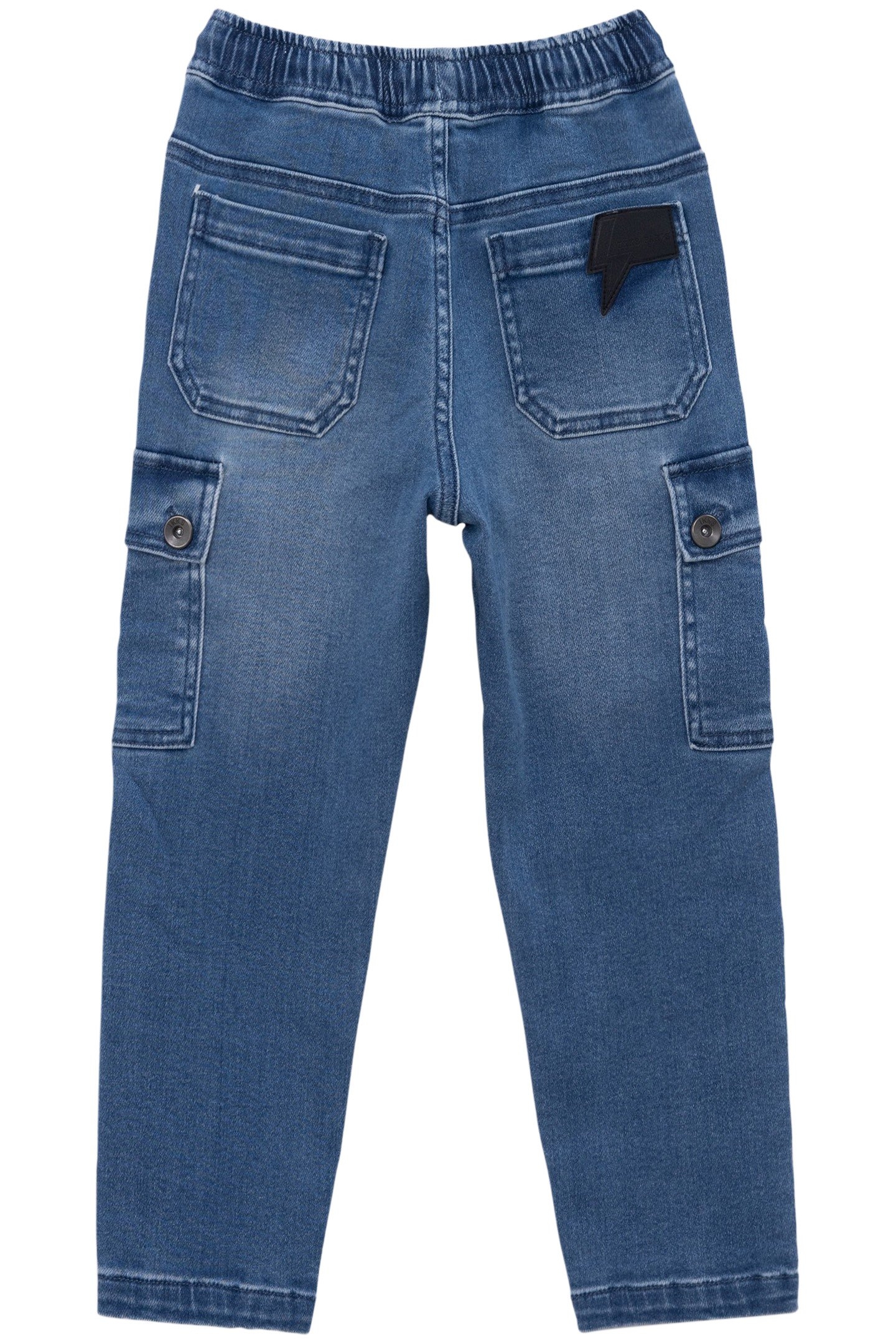 LOOSE BLUE DENIM ULTRA-RESISTANT JOGGER FOR BOY 2