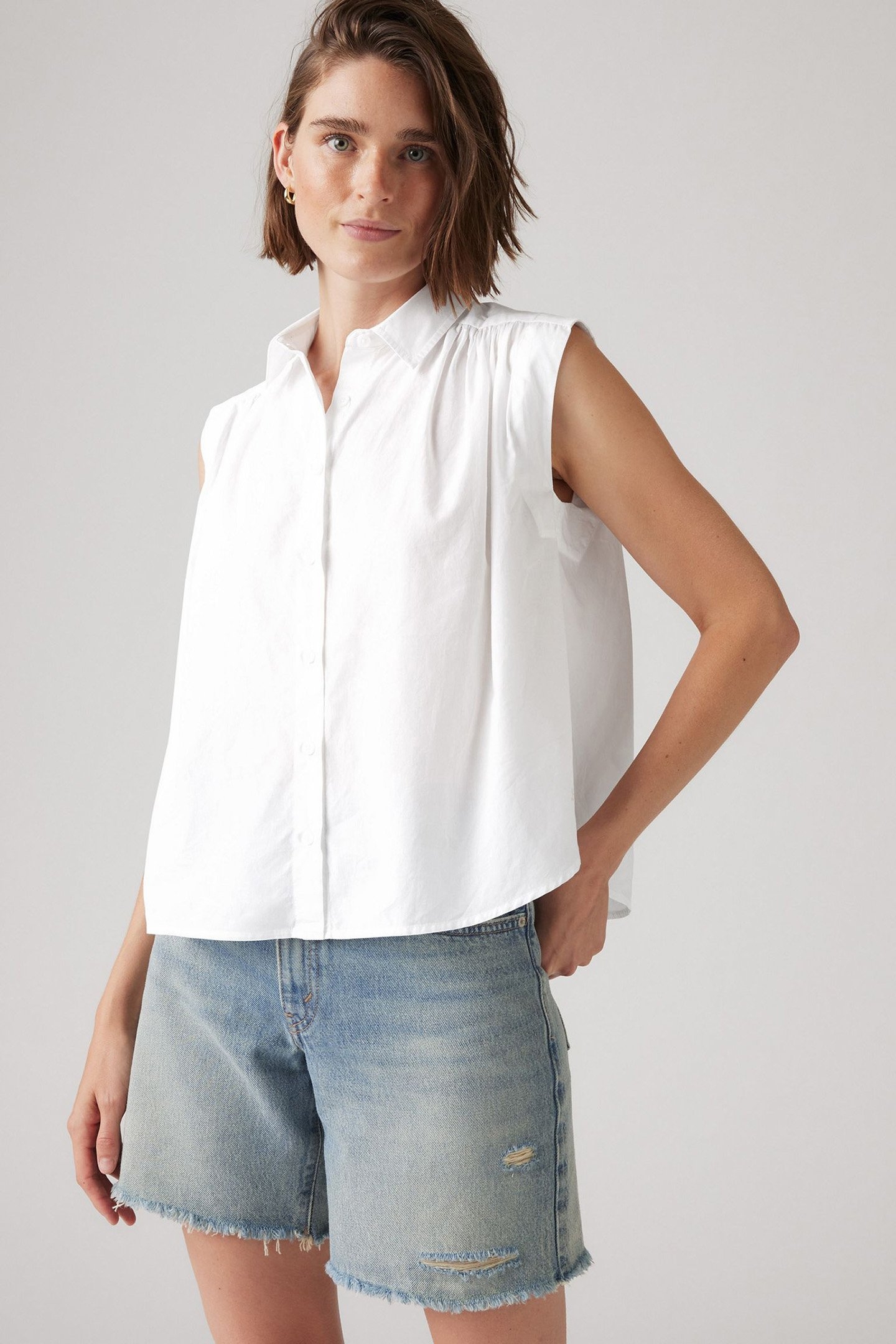 GRACEN SL BLOUSE BRIGHT WHITE 4