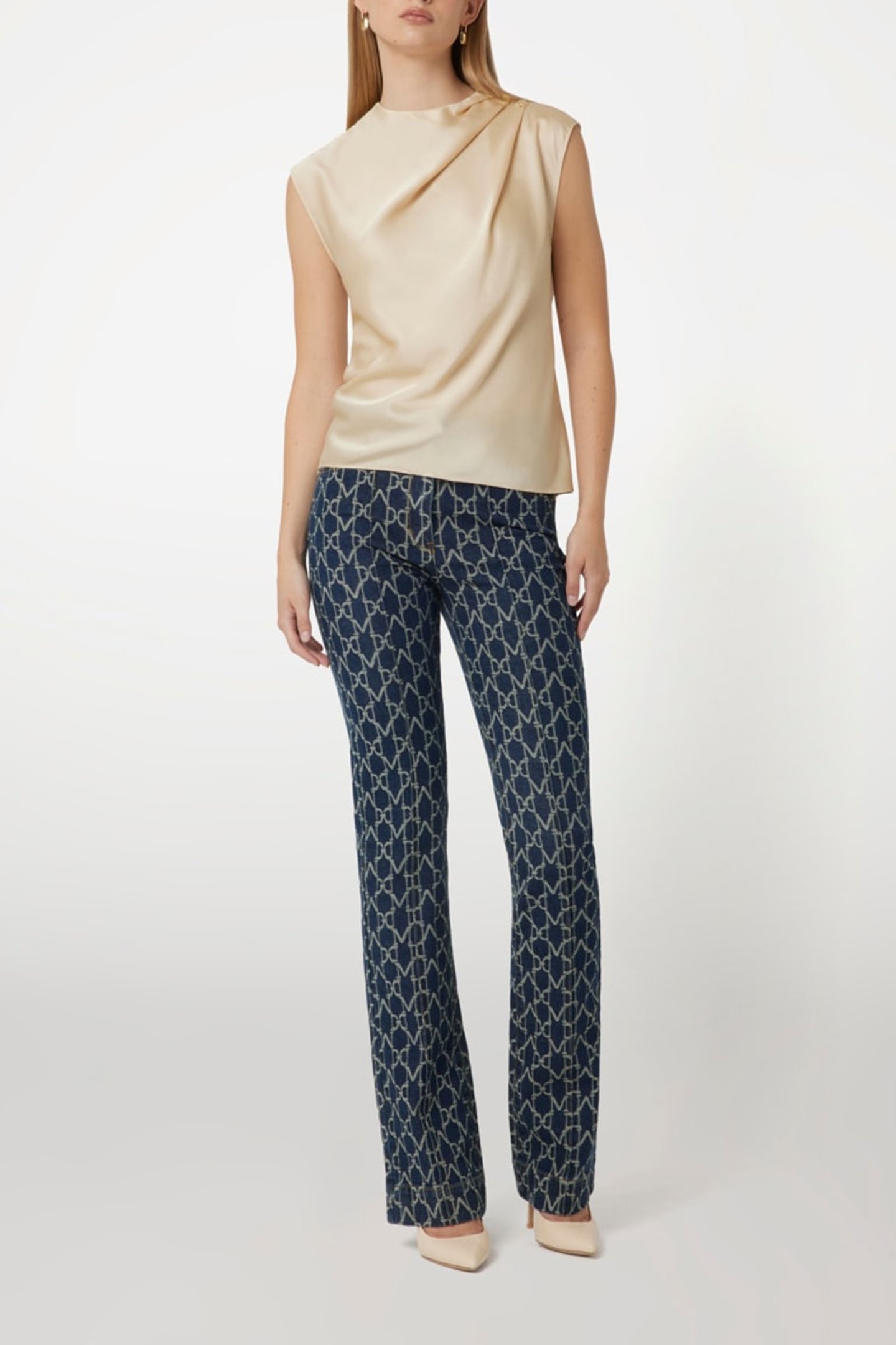 JOSETTE SS BLOUSE CALM SANDS 3