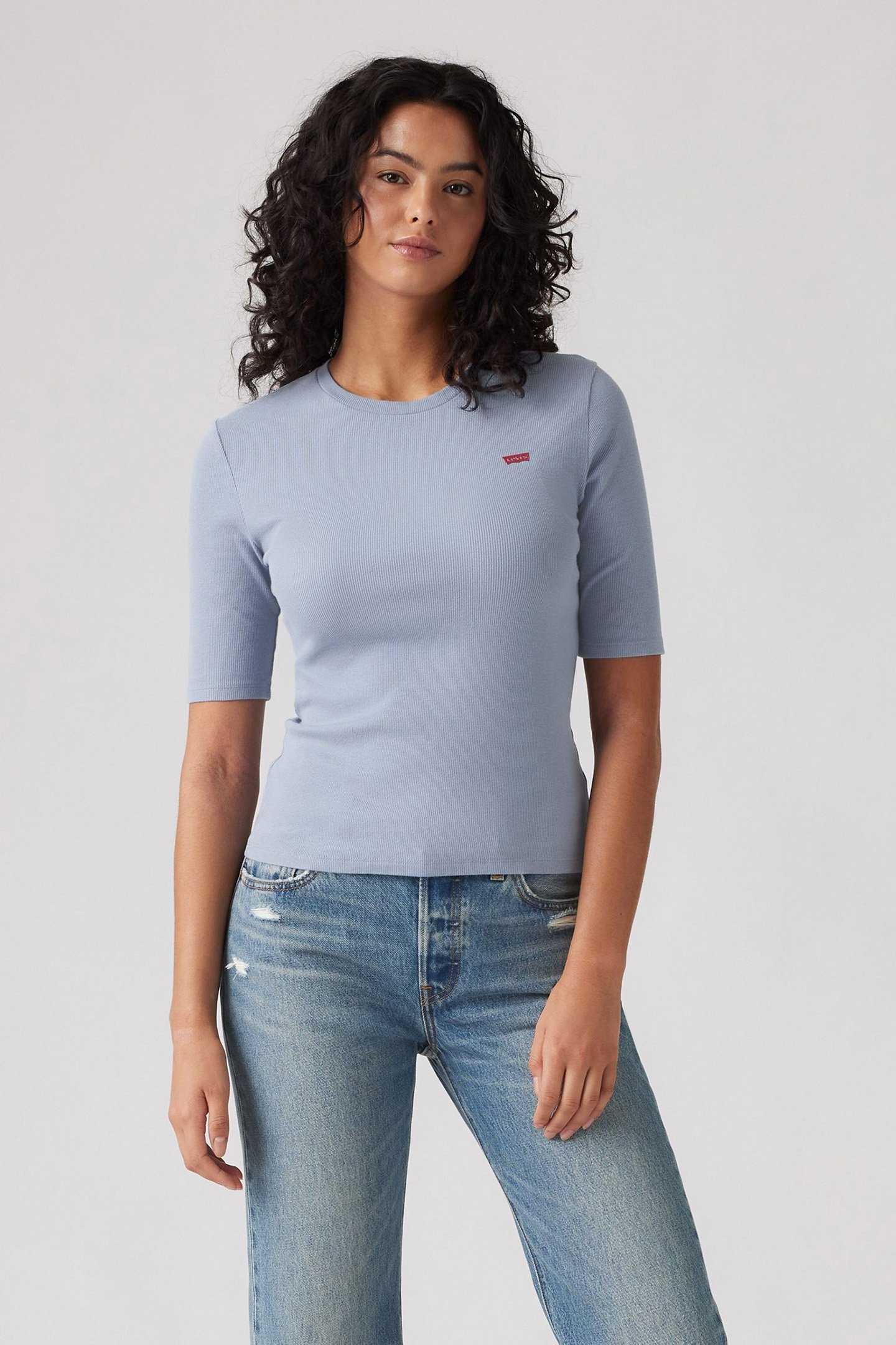 LUCA SLIM TEE CLIFF RIB 1