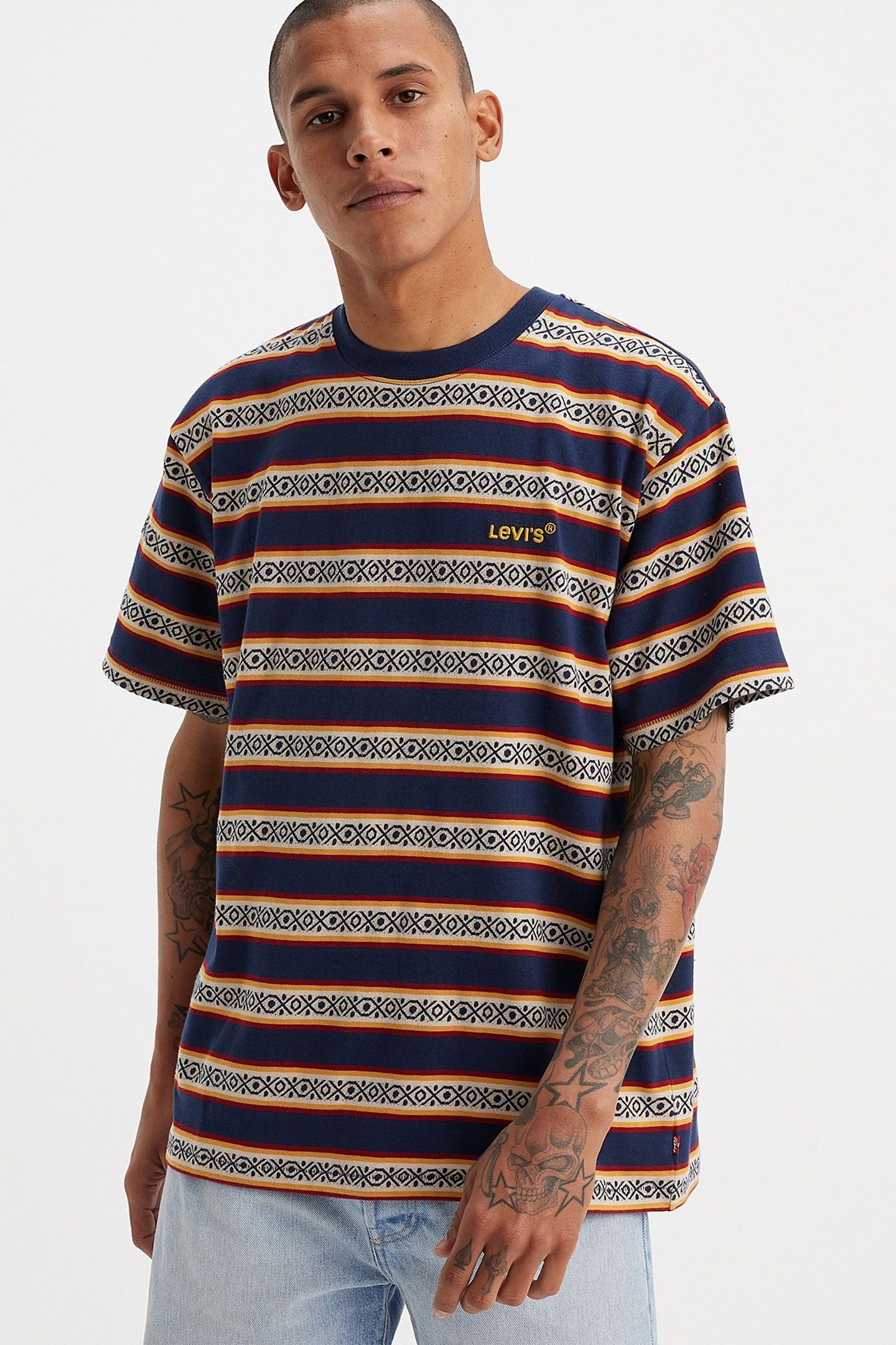RED TAB VINTAGE TEE OTIS GEO STRIPE 4