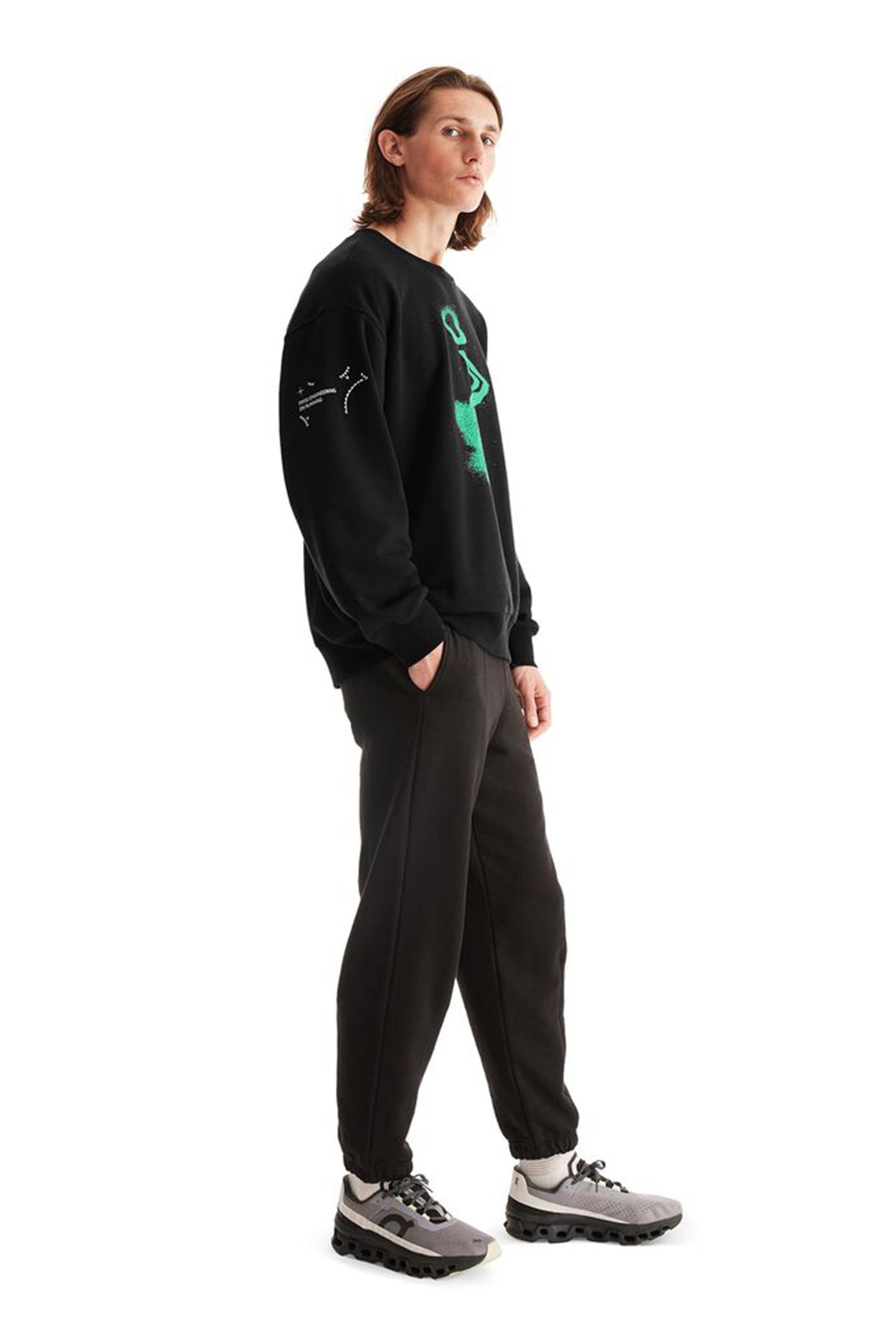 GRAPHIC CLUB CREW 1 BLACK MINT 4