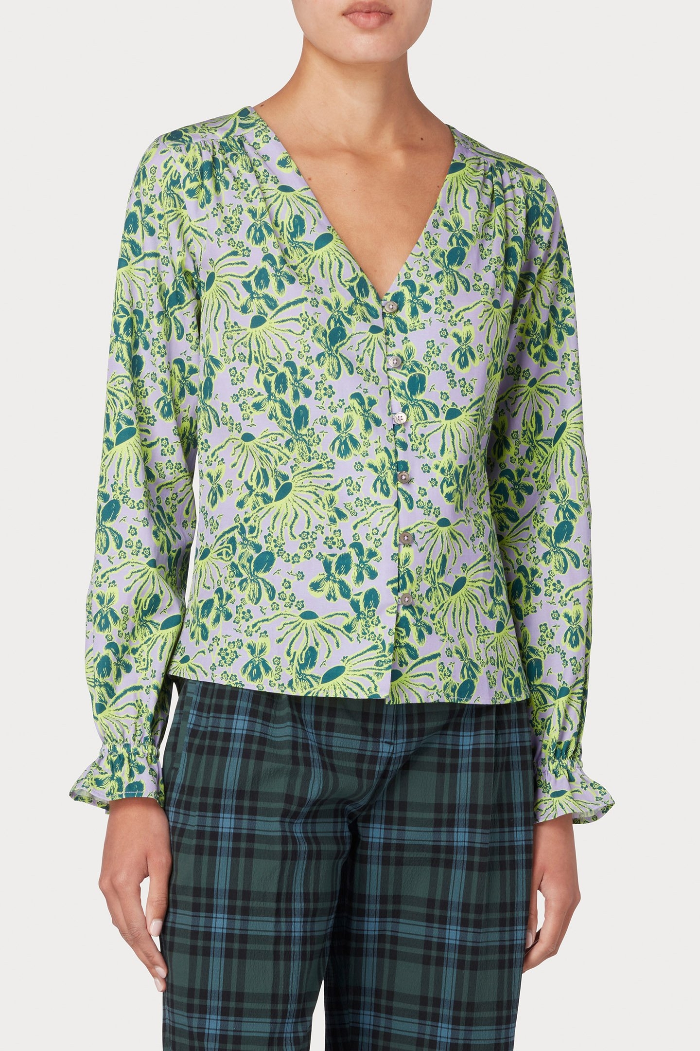 WOMENS TOP LILAC PASTEL 1