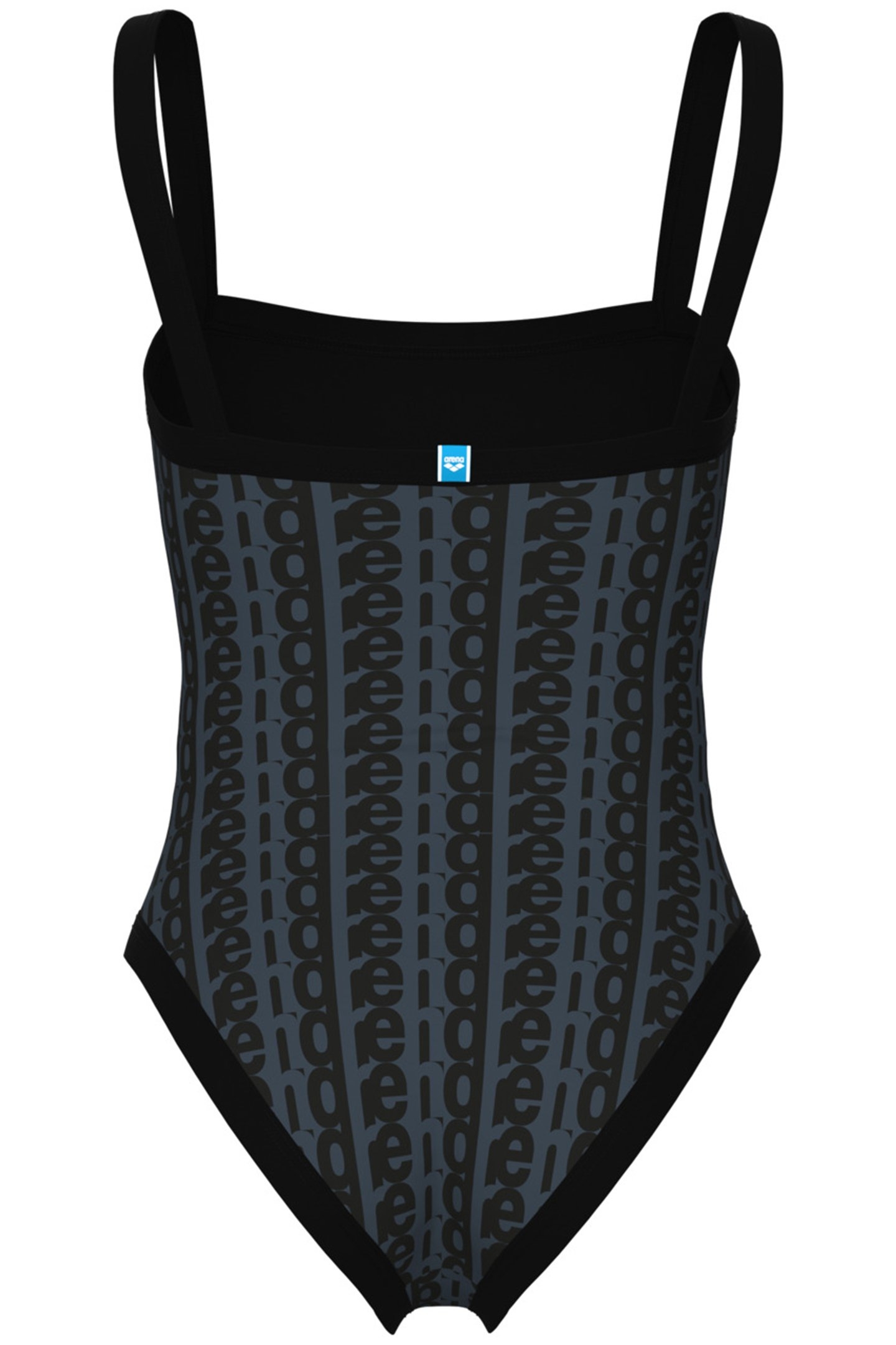 WOMEN'S ARENA MONOGRAM SWIMSUIT U BACK BLACK MULTI-BLACK 5