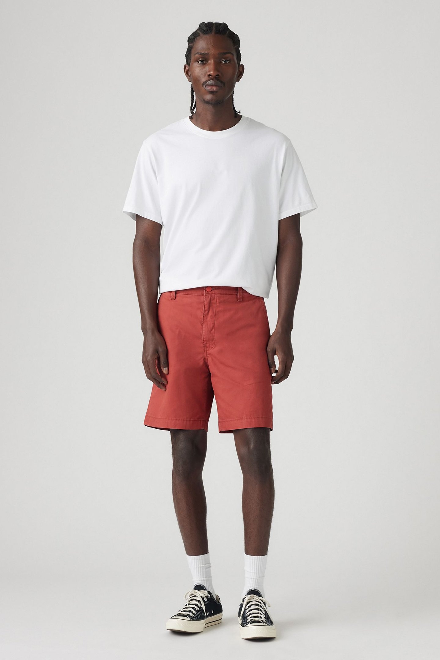 XX AUTH RLX SHORTS II RED PAINT TWILL 2