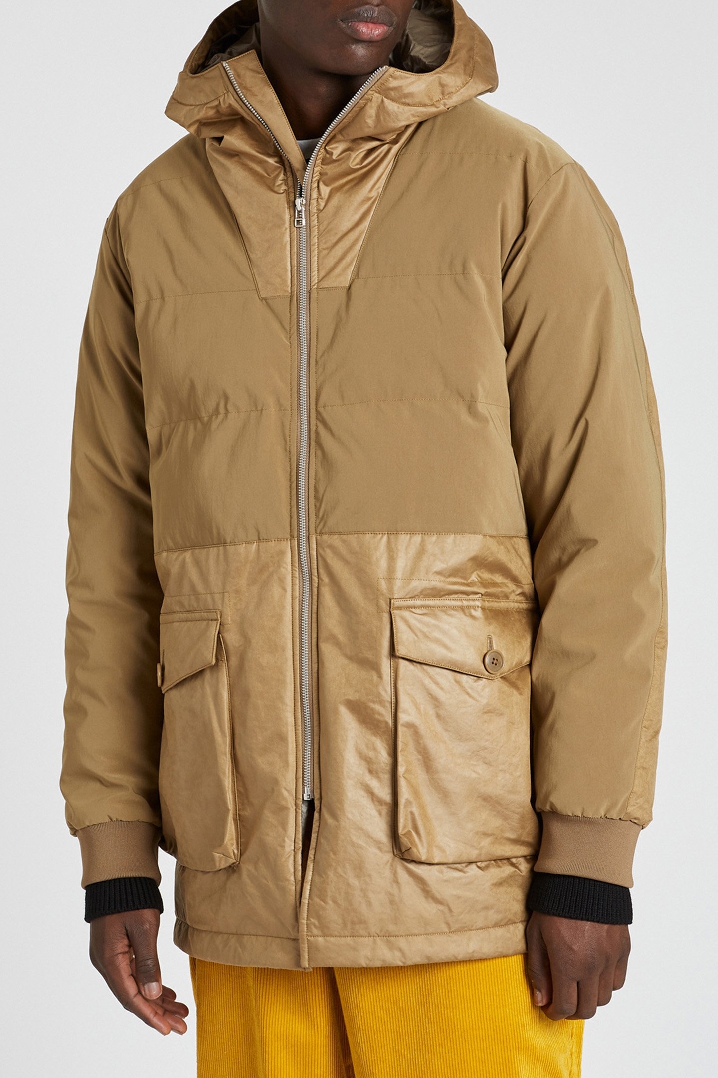 MENS MIX UP PARKA SAND 1