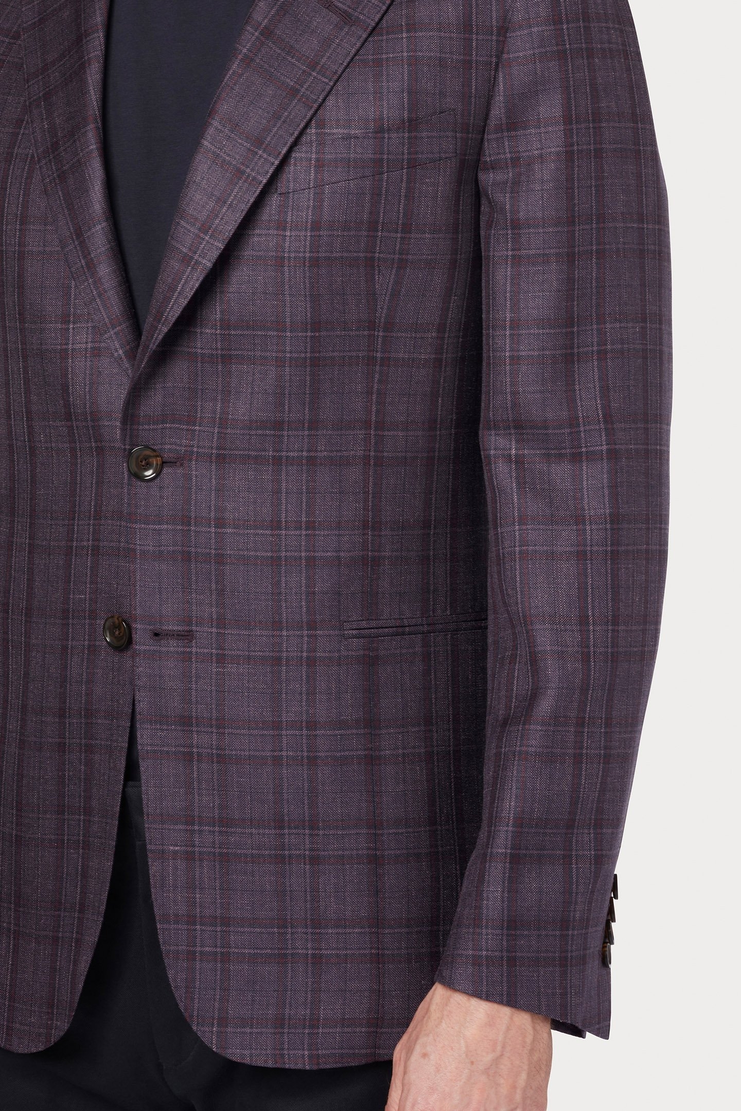 GENTS 2BTN JACKET DARK VIOLET 5