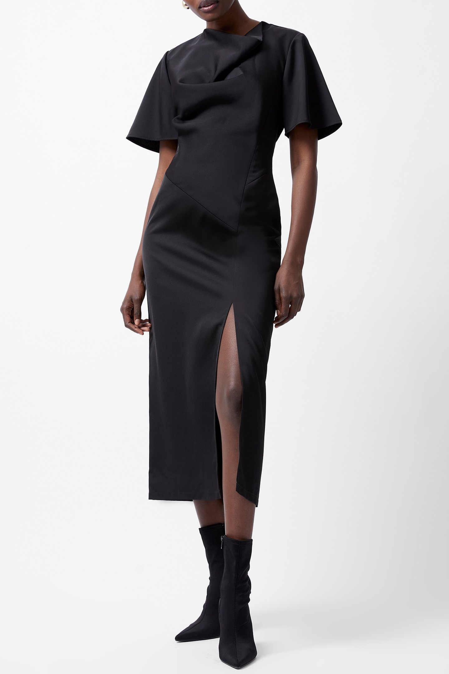 FENIX SATIN DRESS BLACKOUT 1