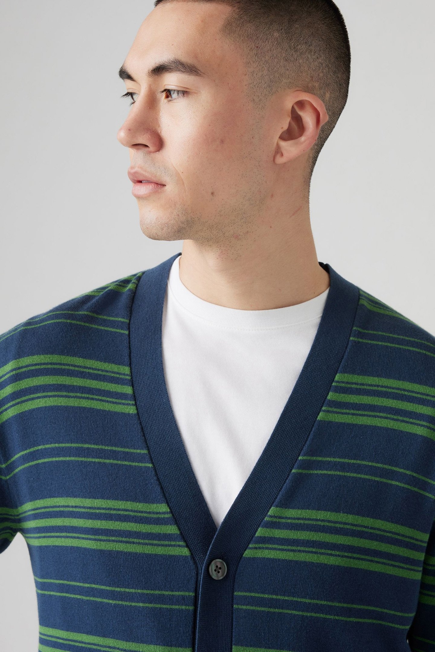 DUNE CARDIGAN PALMER STRIPE DRESS BLUES 5