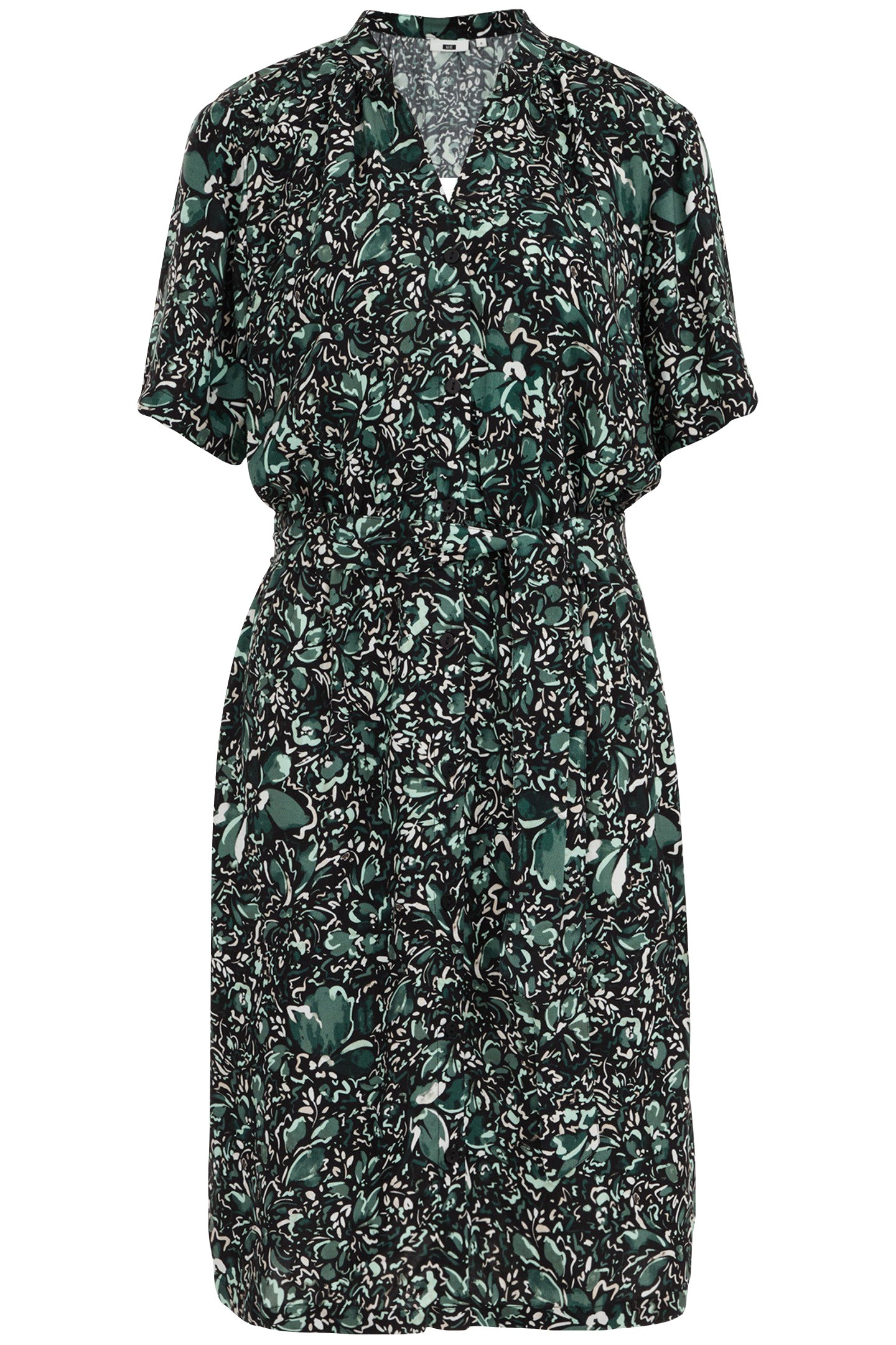 DRESS SHORT DARK GREEN 3